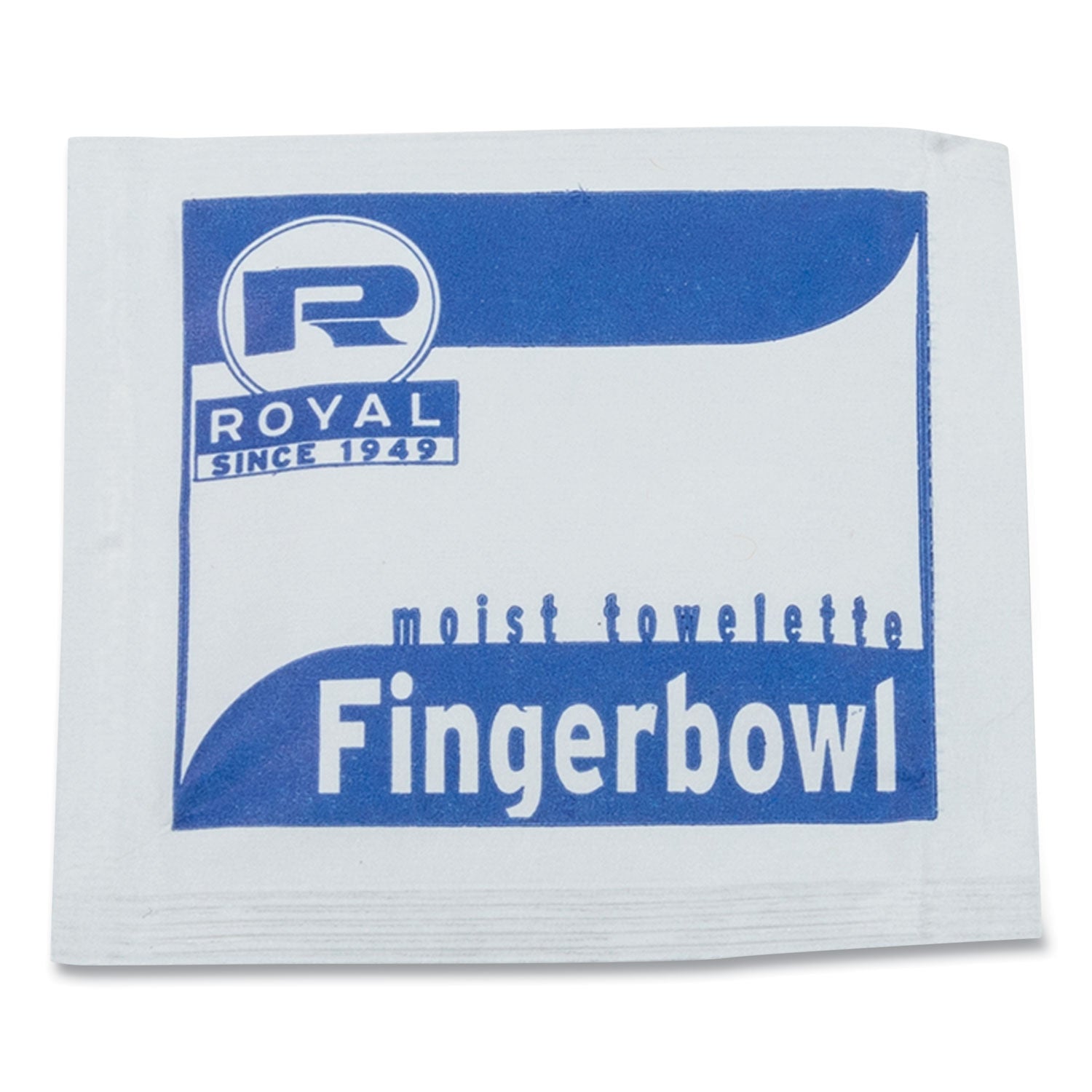 AmerCareRoyal® Moist Towelettes, Individually Wrapped, 4 x 6, Lemon Scent, White, 1,000/Carton