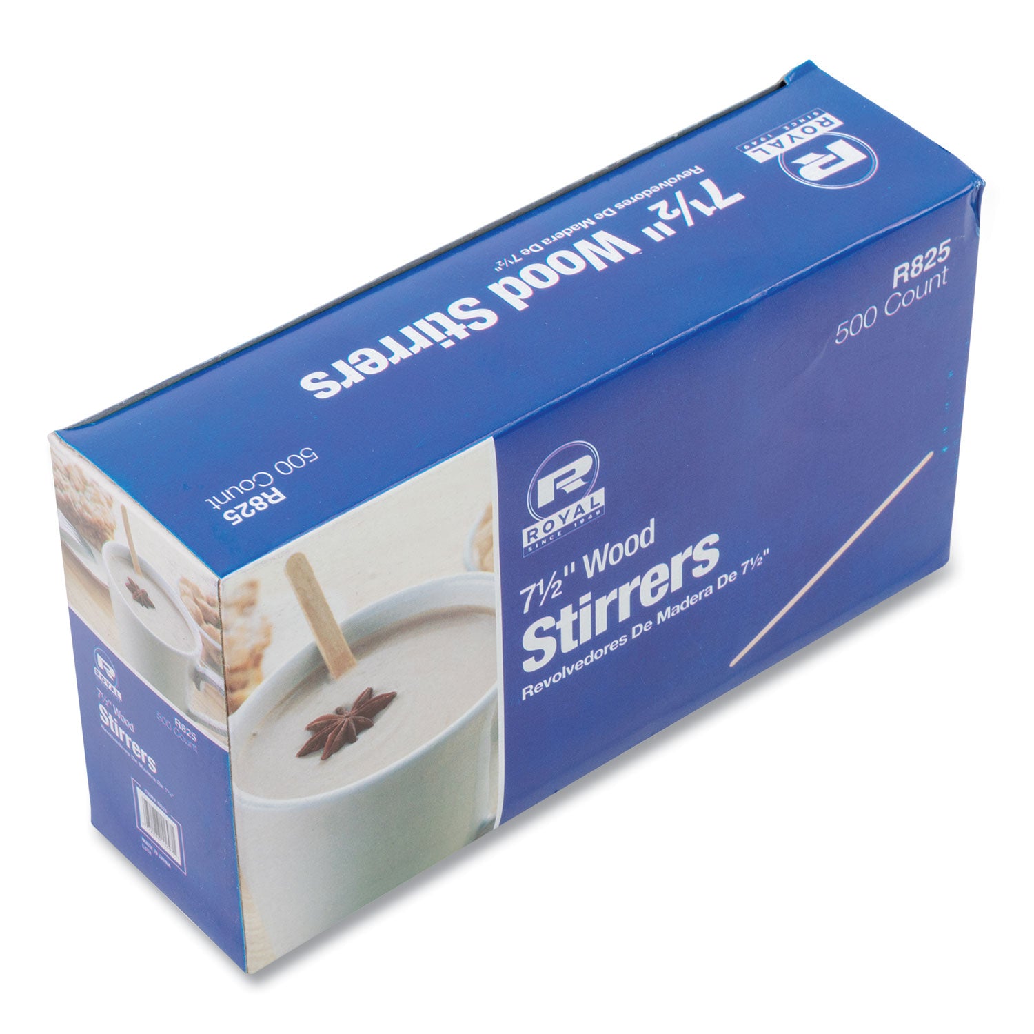 AmerCareRoyal® Wood Coffee Stirrers, 7.5" Long, 500/box, 10 Boxes/carton