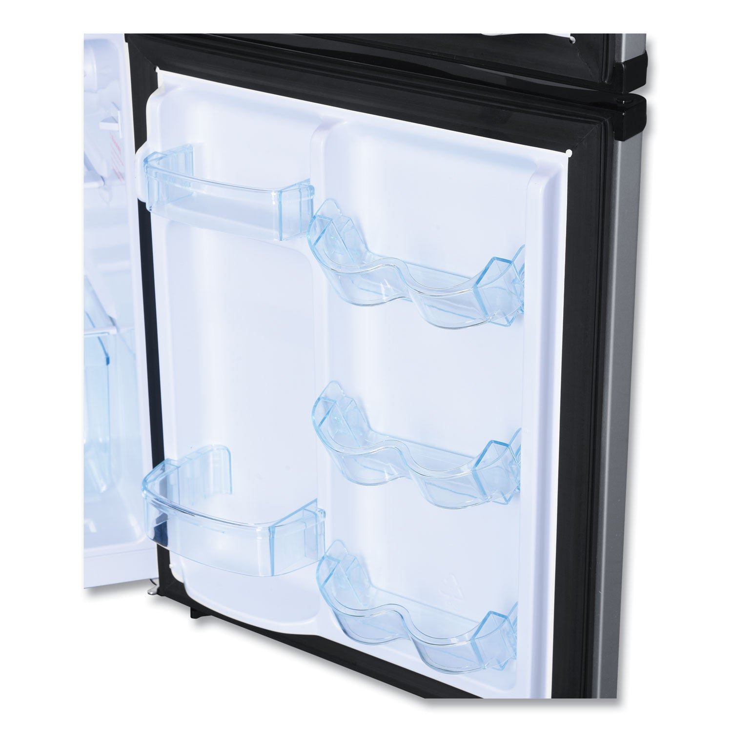 Avanti Counter-Height 3.1 Cu. Ft Two-Door Refrigerator/freezer, Black/stainless Steel