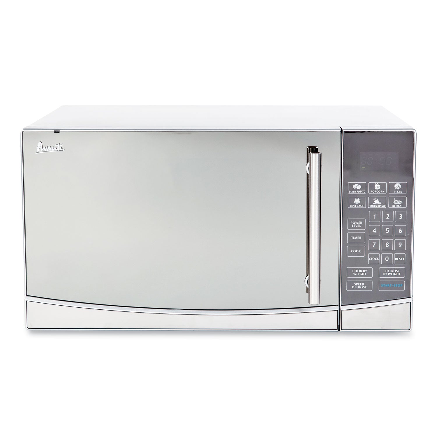 Avanti 1.1 Cubic Foot Capacity Stainless Steel Touch Microwave Oven, 1,000 Watts