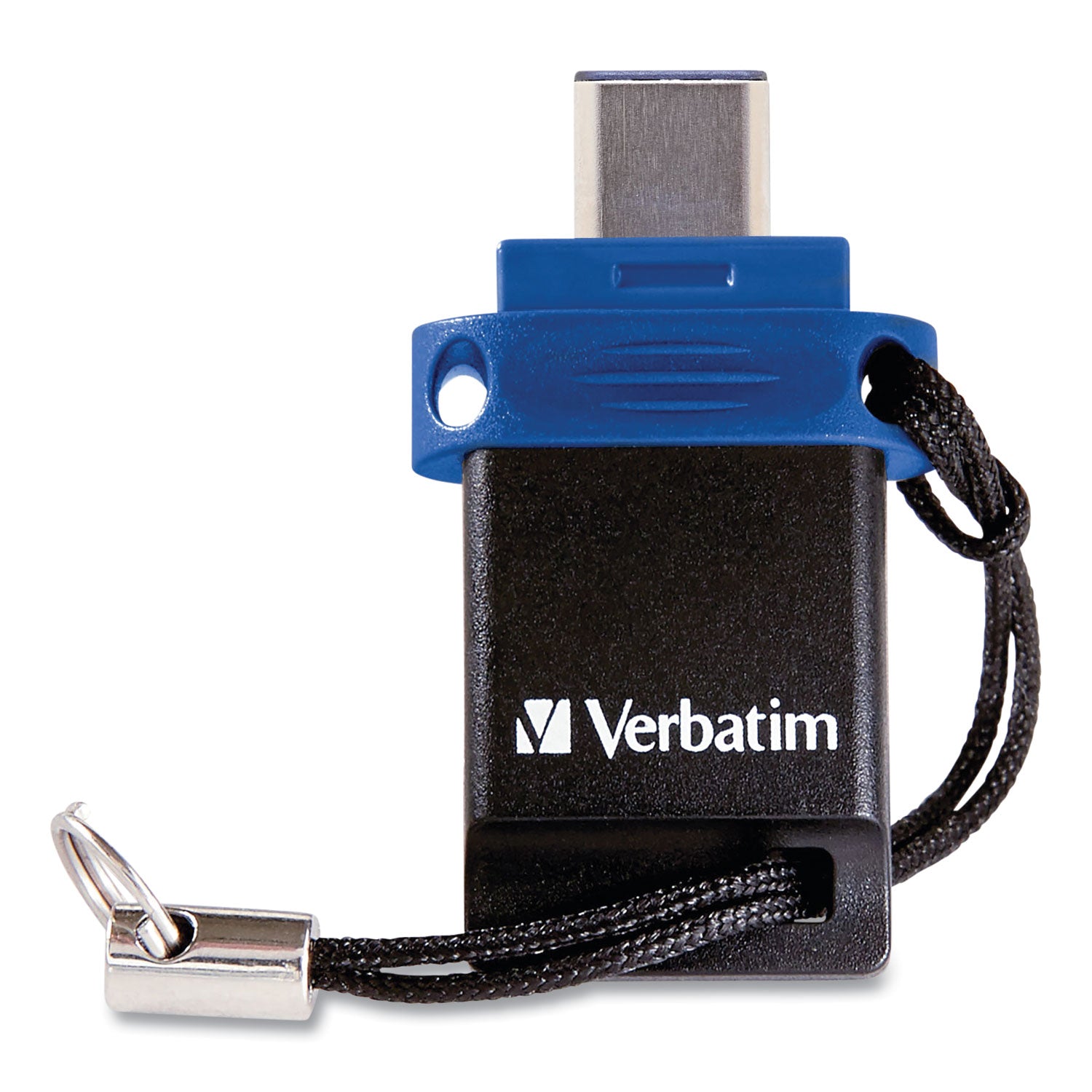 Verbatim® Store n' Go Dual USB 3.0 Flash Drive for USB-C Devices, 32 GB, Blue