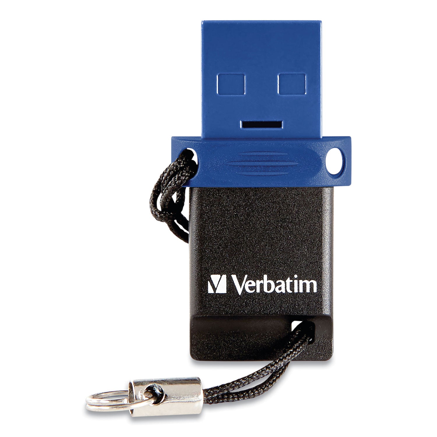 Verbatim® Store n' Go Dual USB 3.0 Flash Drive for USB-C Devices, 32 GB, Blue
