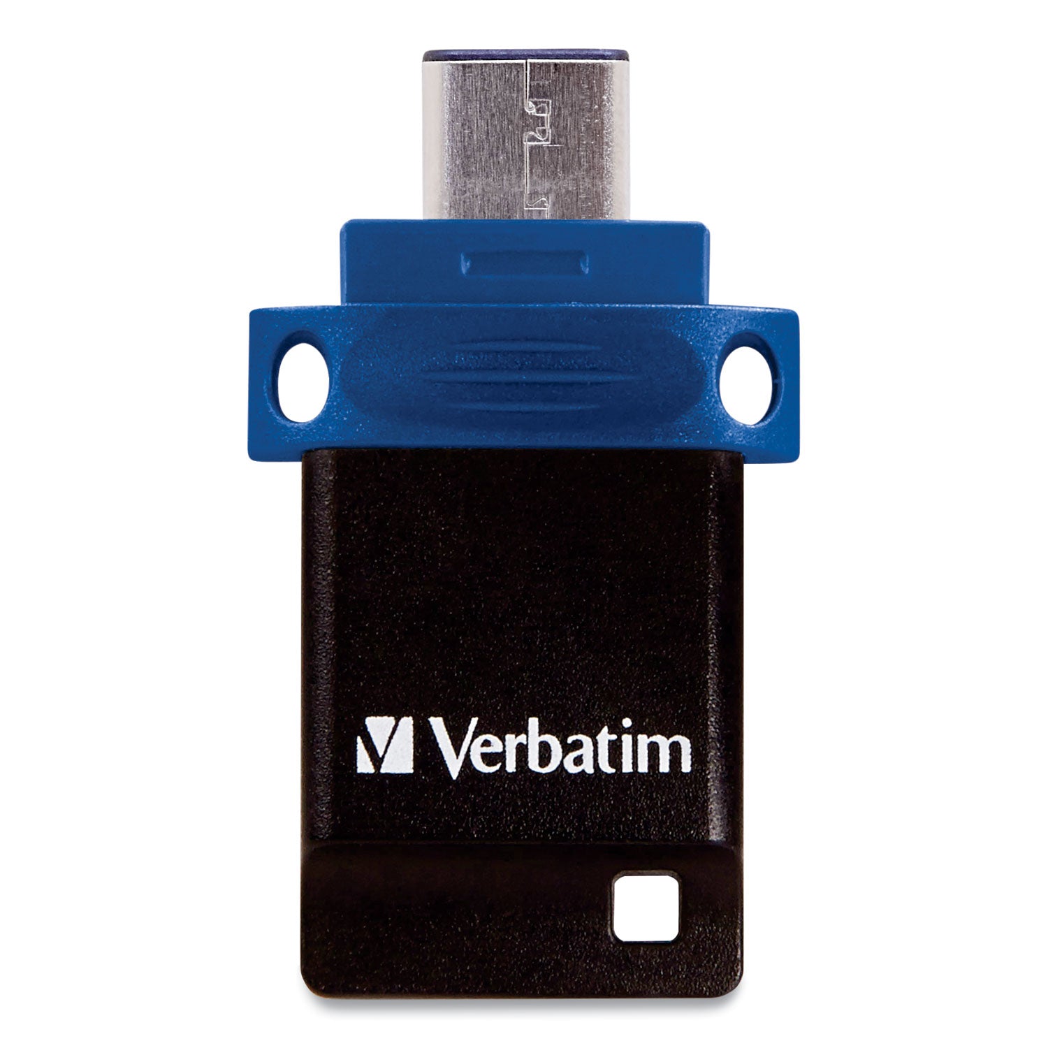 Verbatim® Store n' Go Dual USB 3.0 Flash Drive for USB-C Devices, 32 GB, Blue