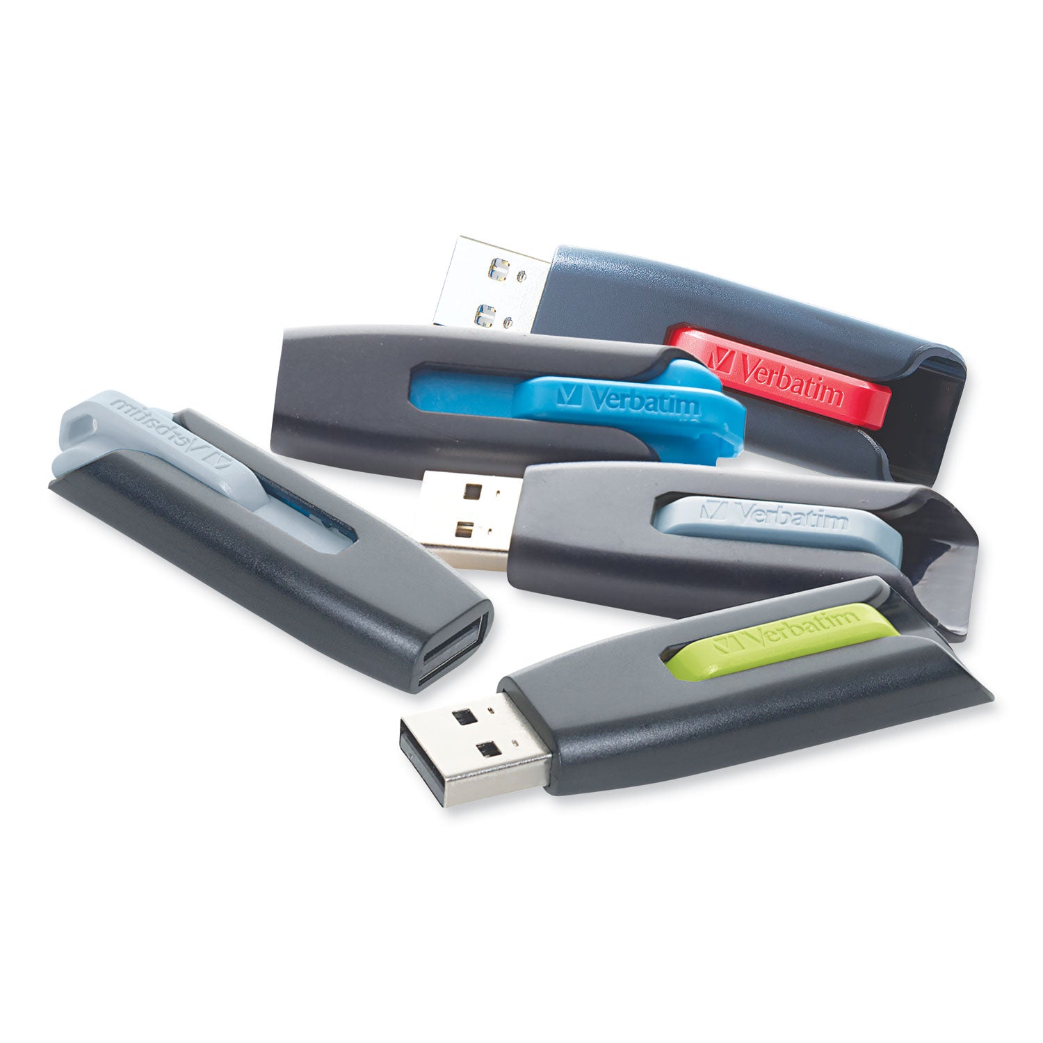 Verbatim® Store 'n' Go V3 Usb 3.0 Drive, 128 Gb, Black/gray