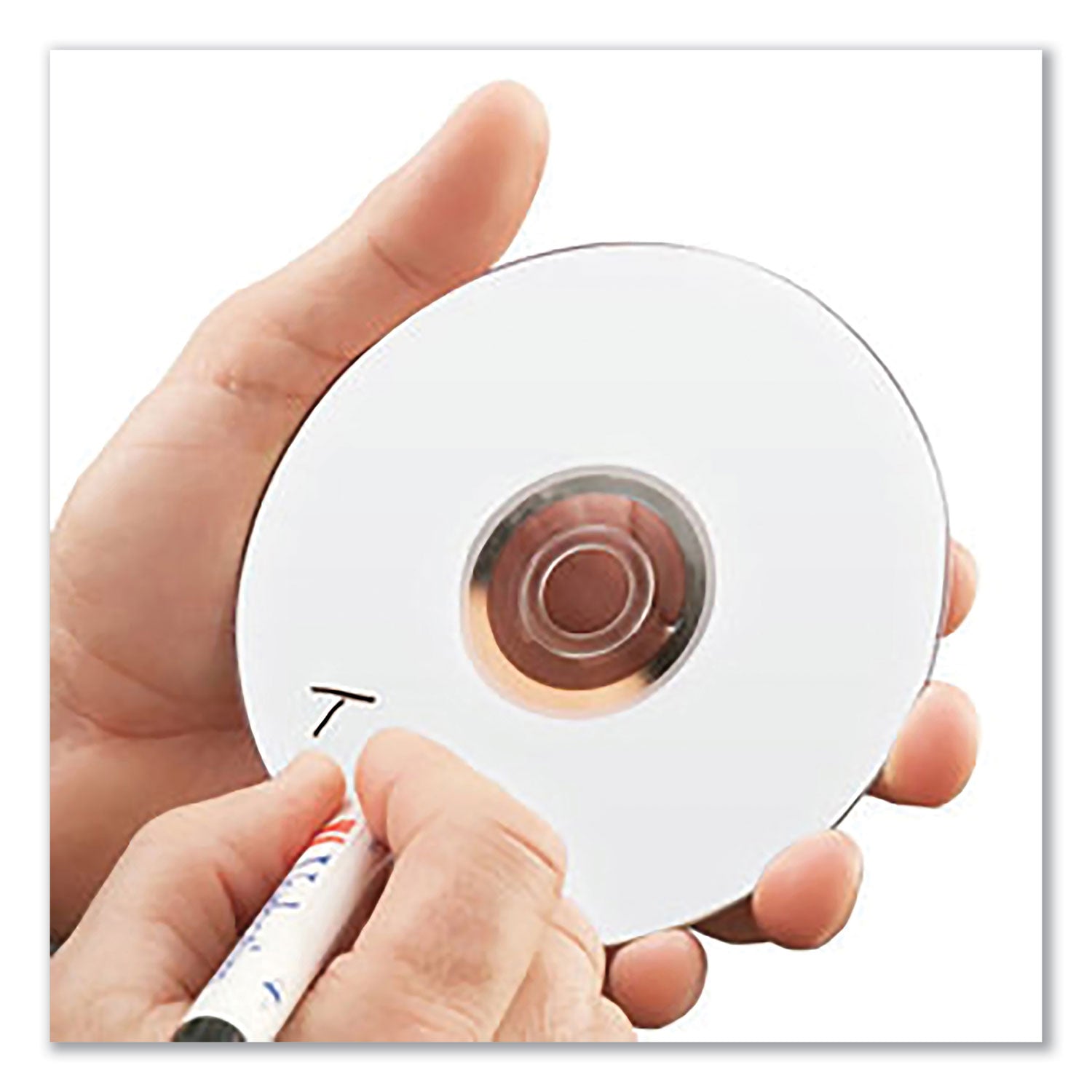 Verbatim® Cd-R Recordable Disc, 700 Mb/80 Min, 52x, Spindle, White, 100/pack
