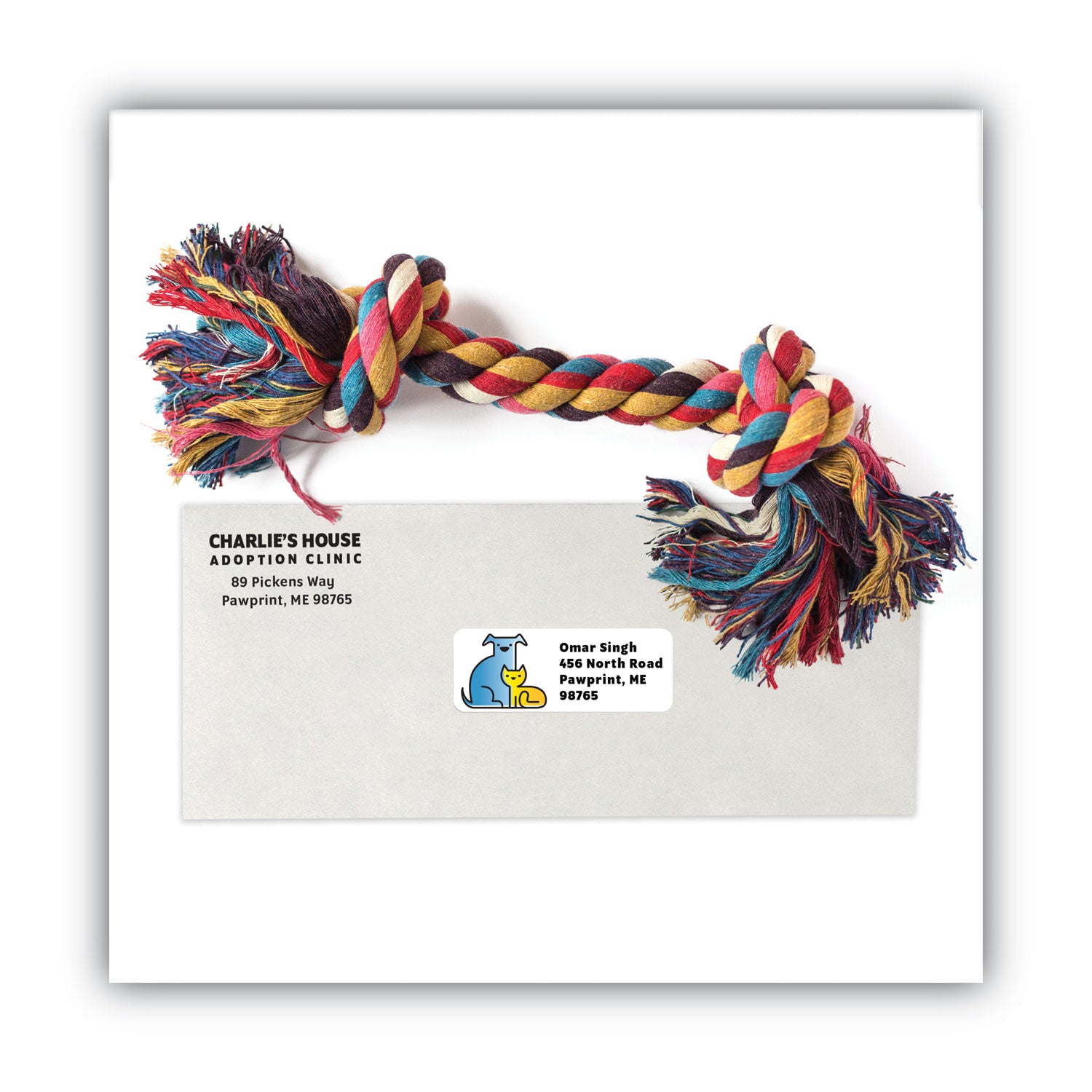 MACO® White Laser/inkjet Shipping Address Labels, Inkjet/laser Printers, 1 X 2.63, White, 30 Labels/sheet, 100 Sheets/box