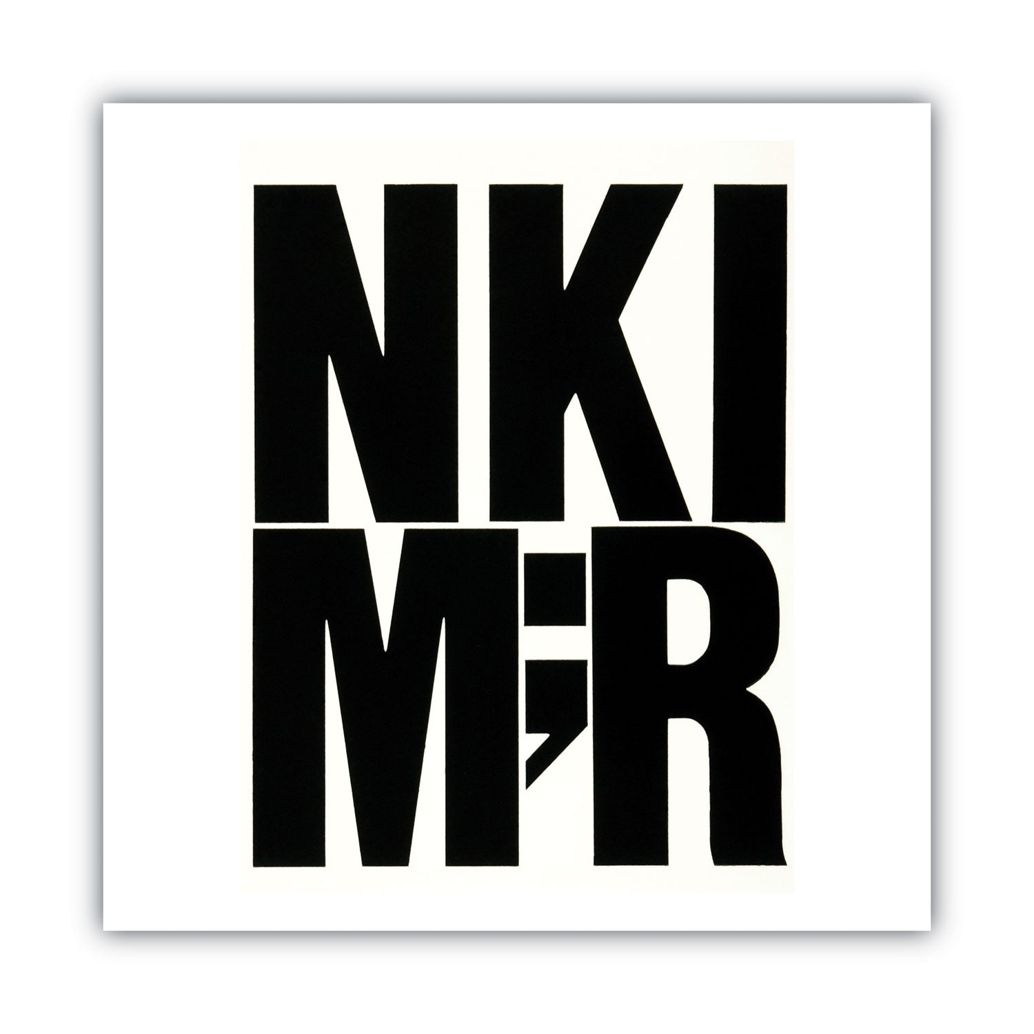 Chartpak® Press-On Vinyl Uppercase Letters, Self Adhesive, Black, 6"h, 38/pack