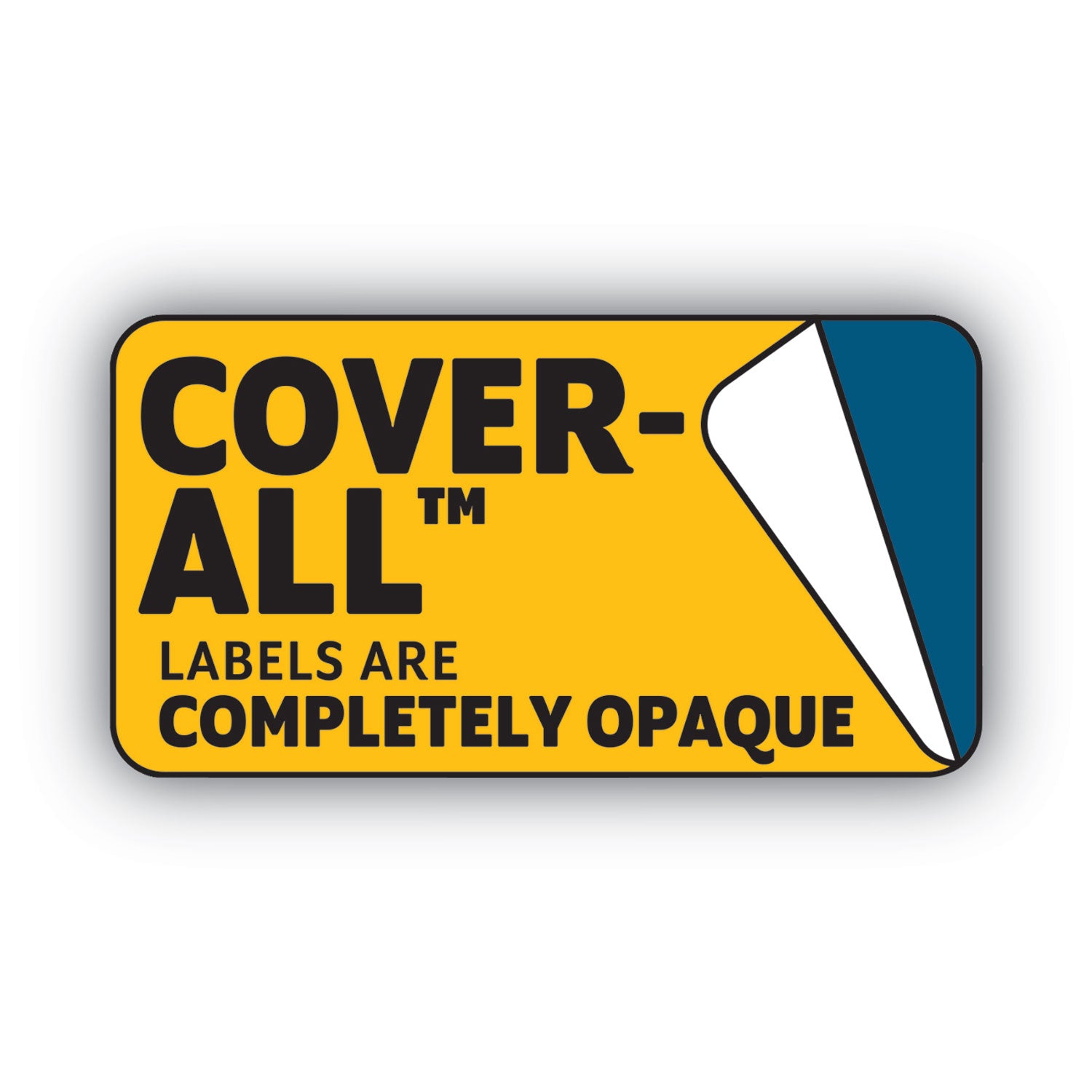 MACO® Cover-All Opaque File Folder Labels, Inkjet/laser Printers, 0.66 X 3.44, White, 30 Labels/sheet, 50 Sheets/box
