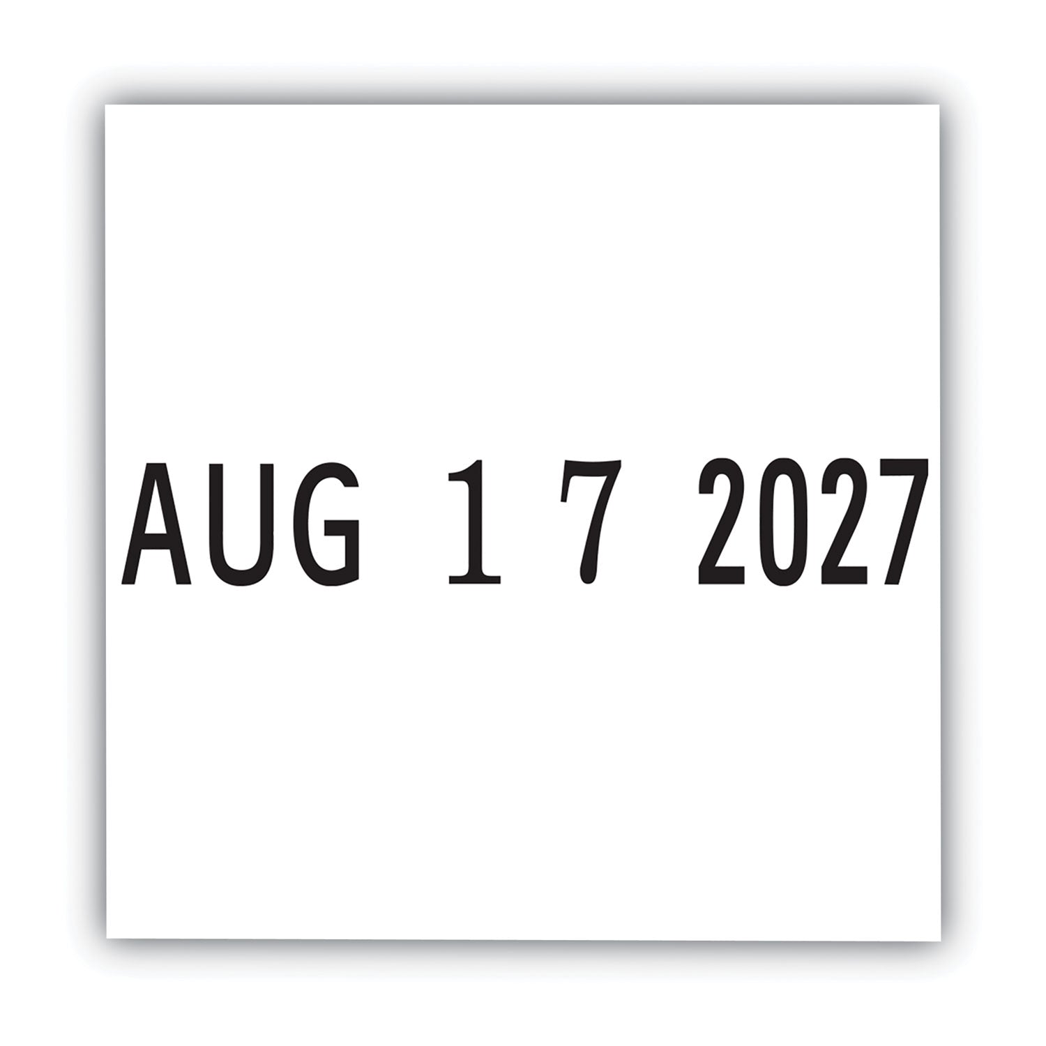 COSCO 2000PLUS® Es Dater, Date Only, 0.16 X 0.94, Black