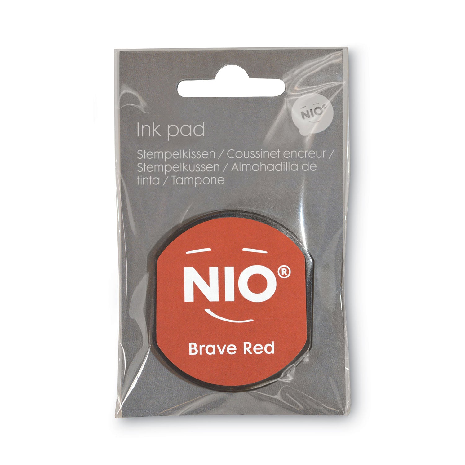 NIO® Ink Pad for NIO Stamp with Voucher, 2.75" x 2.75", Brave Red
