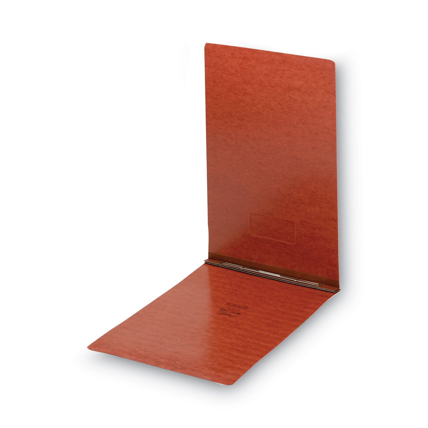 Smead Prong Fastener Pressboard Report Cover, Two-Piece Prong Fastener, 3" Capacity, 11 X 17, Red/red