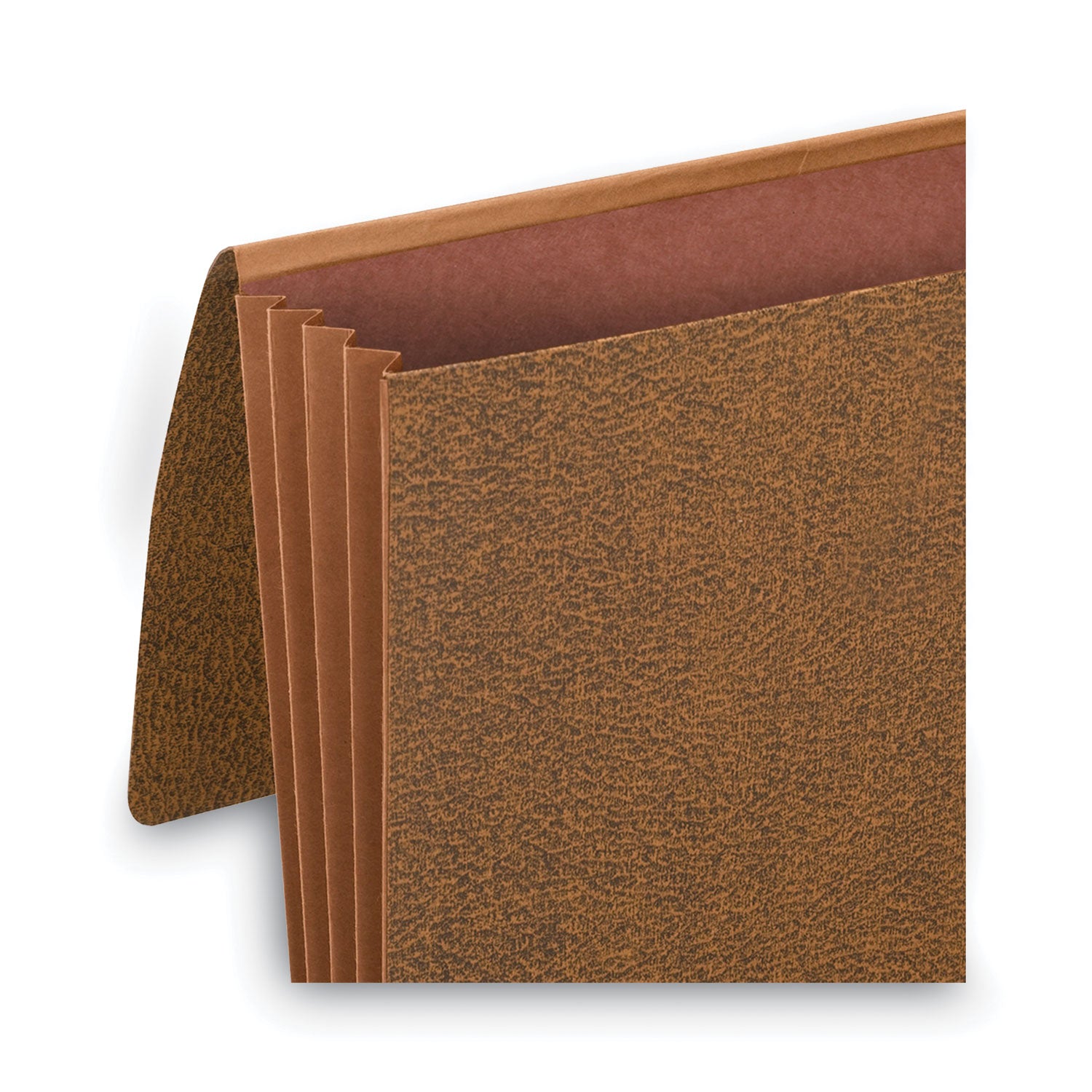 Smead Classic Expanding Wallets with Tear-Resistant Gussets, 3.5" Expansion, 1 Section, Elastic Cord Closure, Legal Size, Redrope