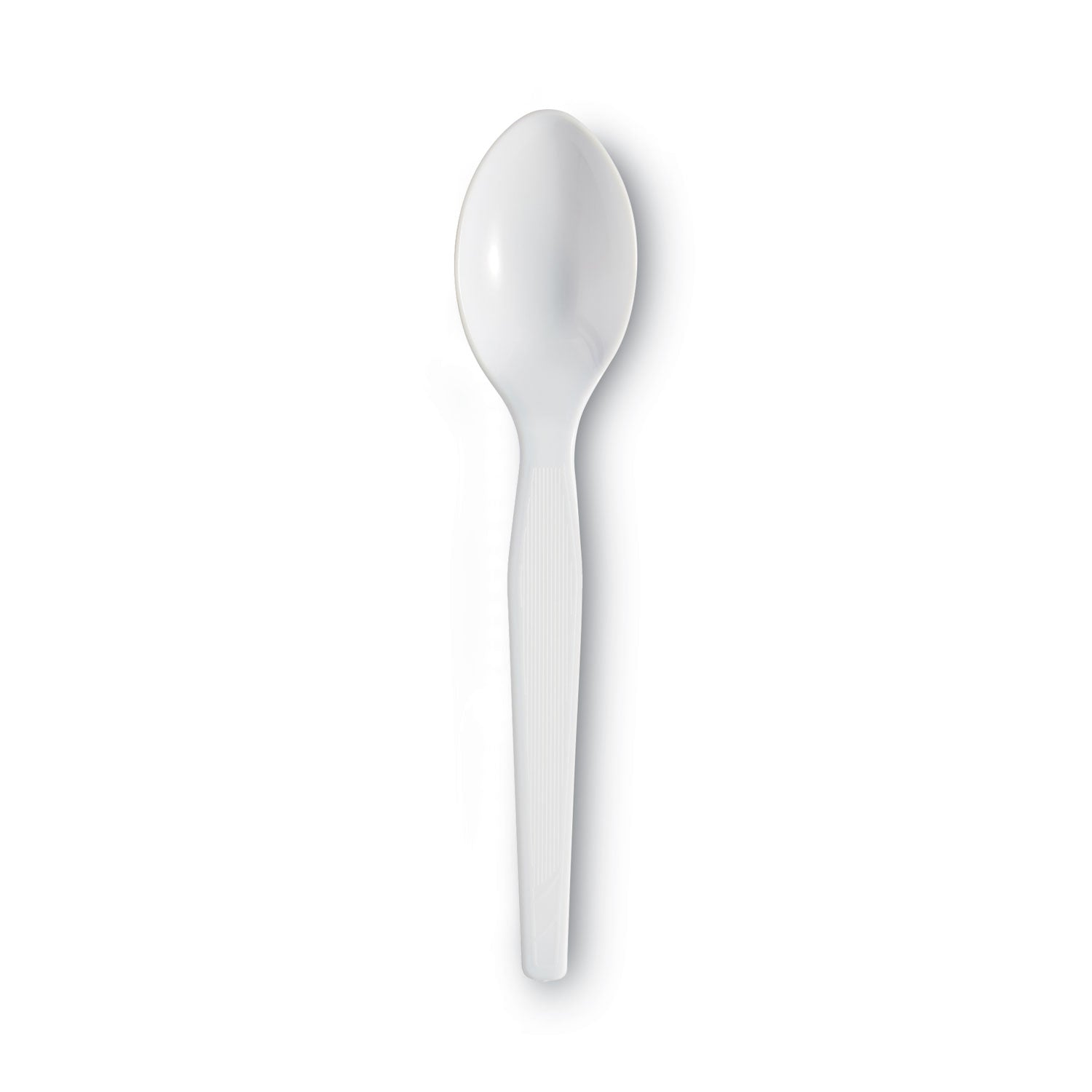 Dixie® Plastic Cutlery, Heavyweight Spoon, White, 100/Box, 10 Boxes/Carton