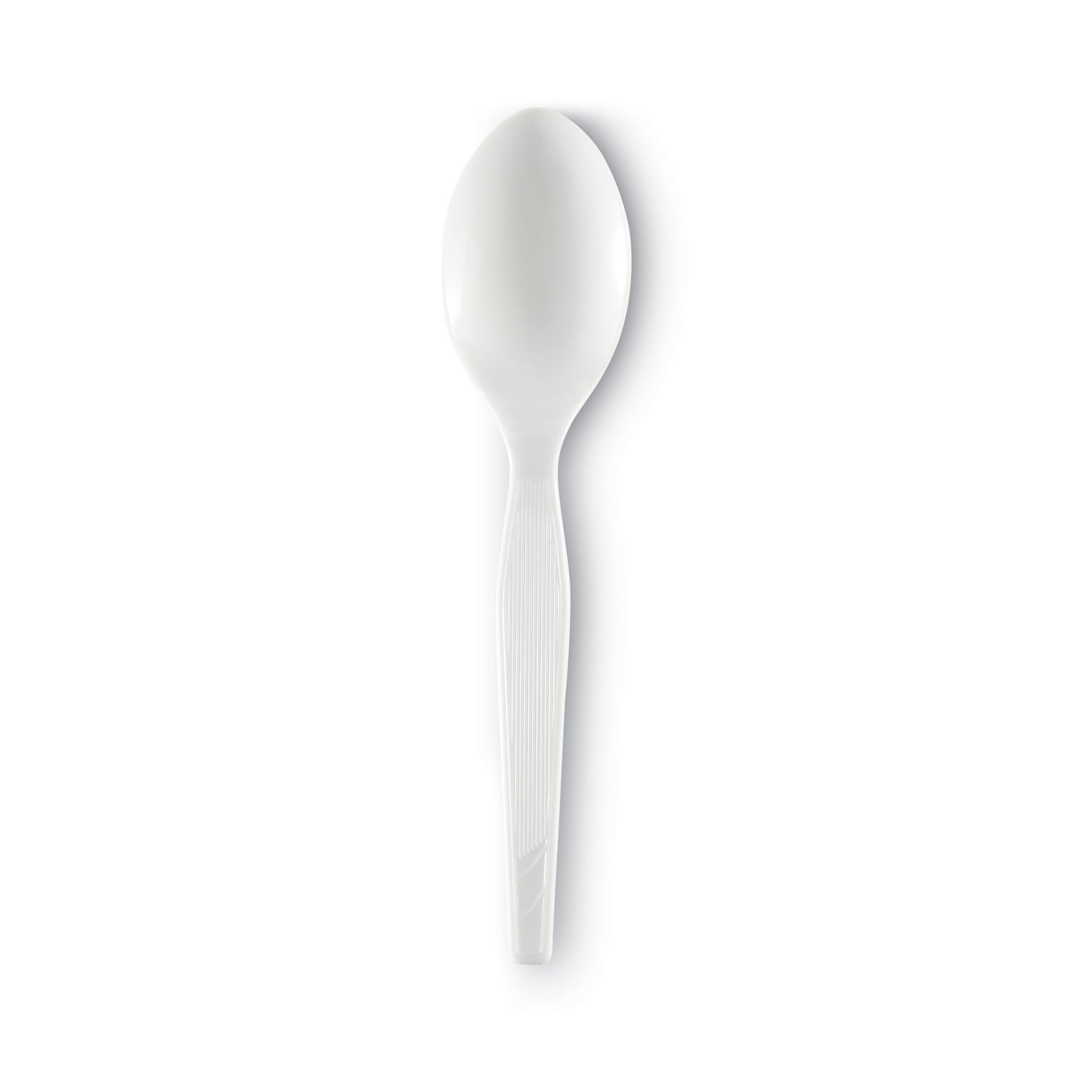Dixie® Plastic Cutlery, Heavy Mediumweight Spoon, White, 1,000/Carton