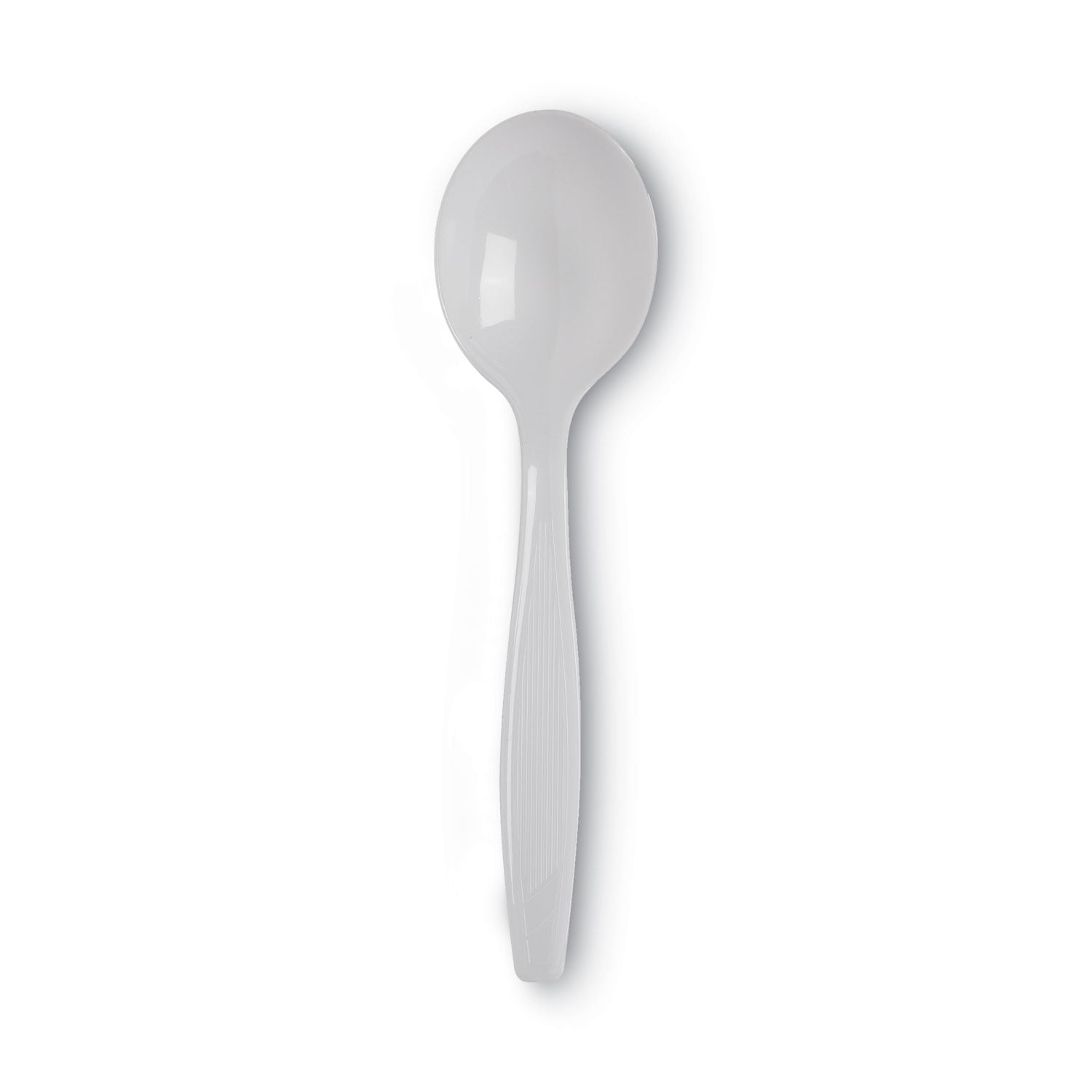 Dixie® Plastic Cutlery, Heavyweight Soup Spoon, White, 1,000/Carton