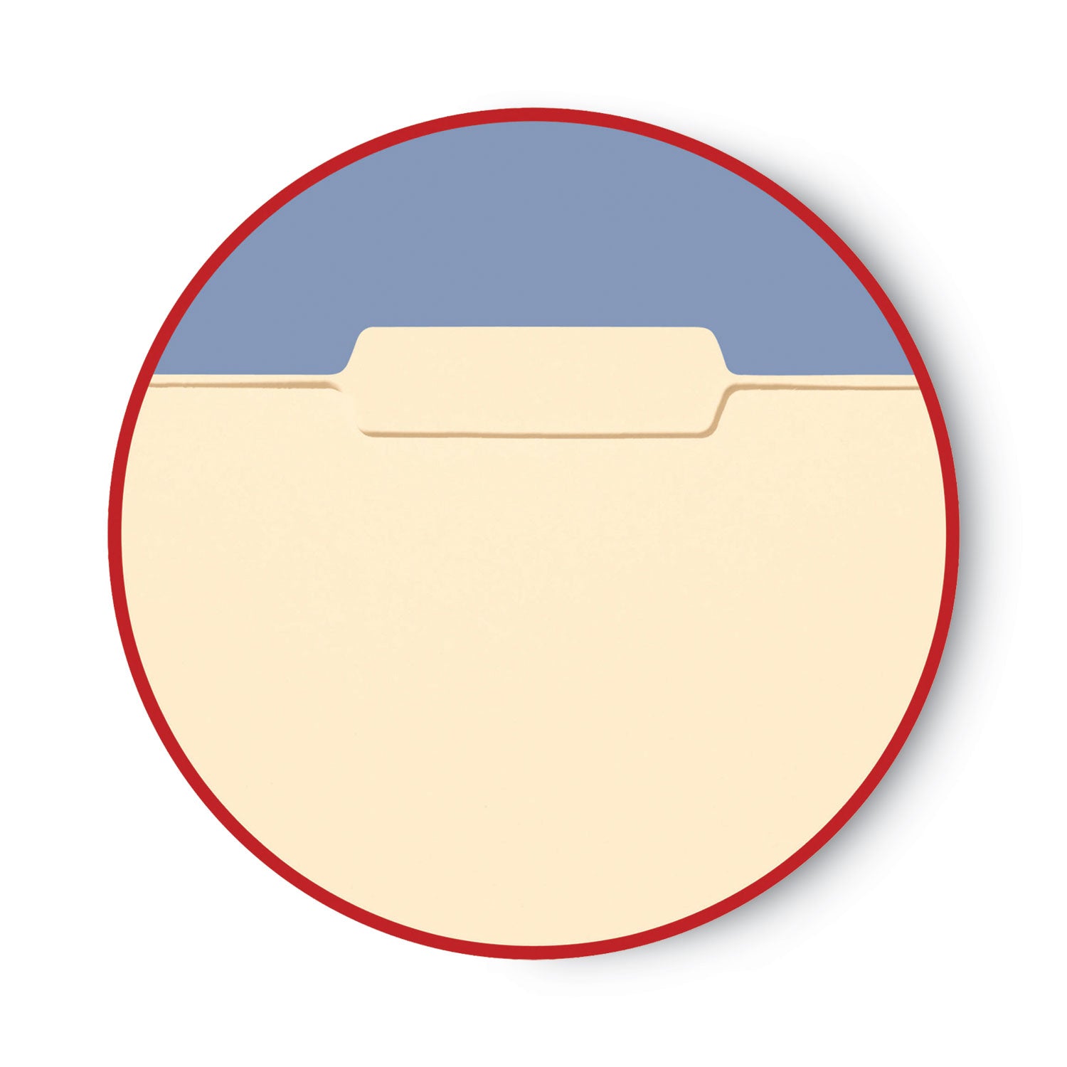 Smead Interior File Folders, 1/3-Cut Tabs: Assorted, Letter Size, 0.75" Expansion, Manila, 100/Box