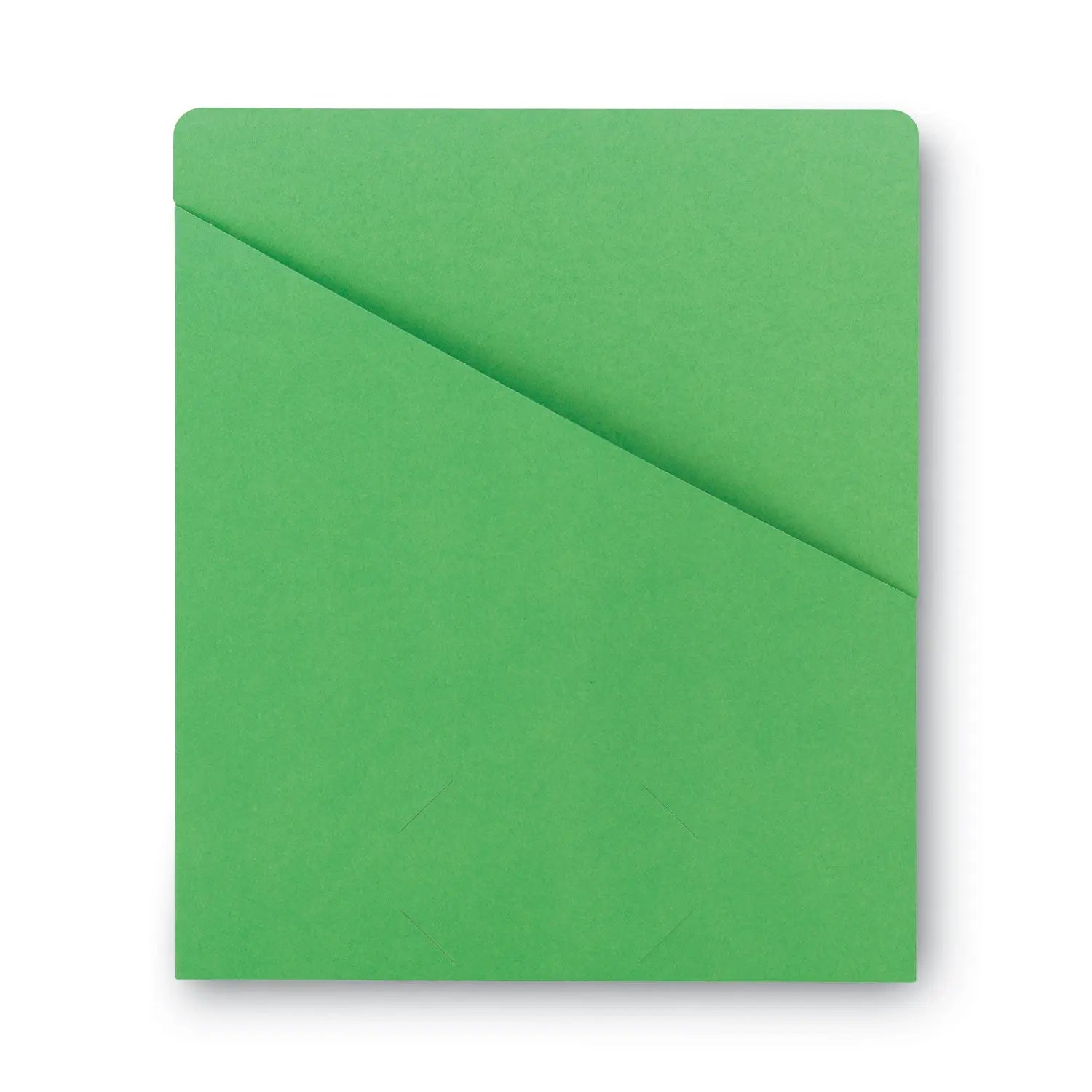 File Jackets, Letter Size, Green, 25/Pack Smead Flipcost