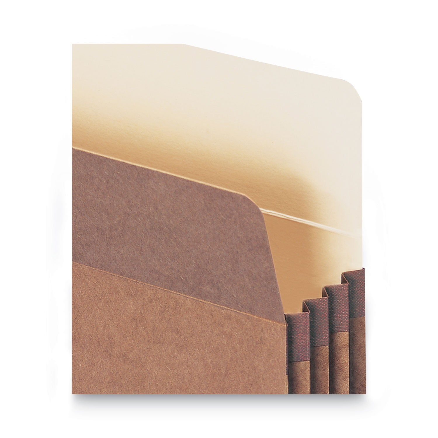 Smead Recycled Top Tab File Pockets, 3.5" Expansion, Letter Size, Redrope, 25/Box