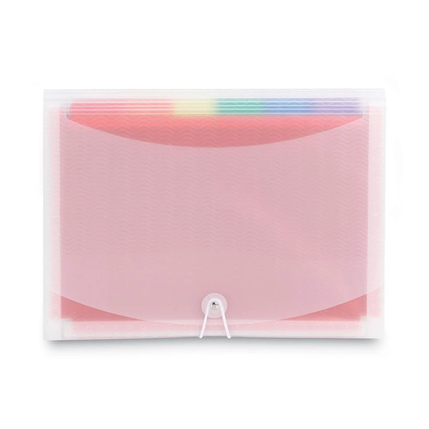 ColorVue Expanding File, 13 Sections, Cord/Hook Closure, 1/6-Cut Tabs, Letter Size, Randomly Assorted Colors Smead Flipcost