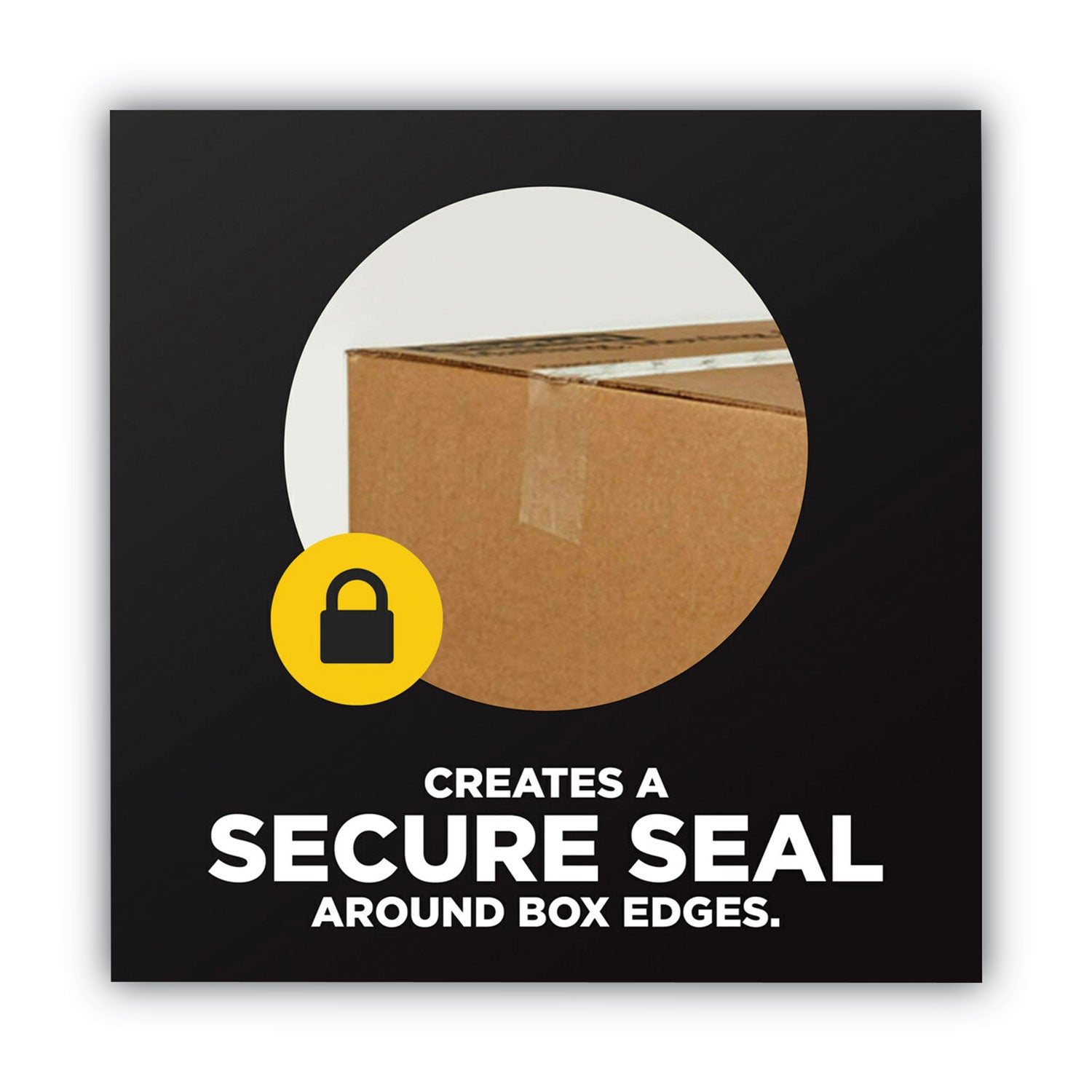 Scotch® Box Lock Shipping Packaging Tape, 3" Core, 1.88" X 54.6 Yds, Clear, 3/pack