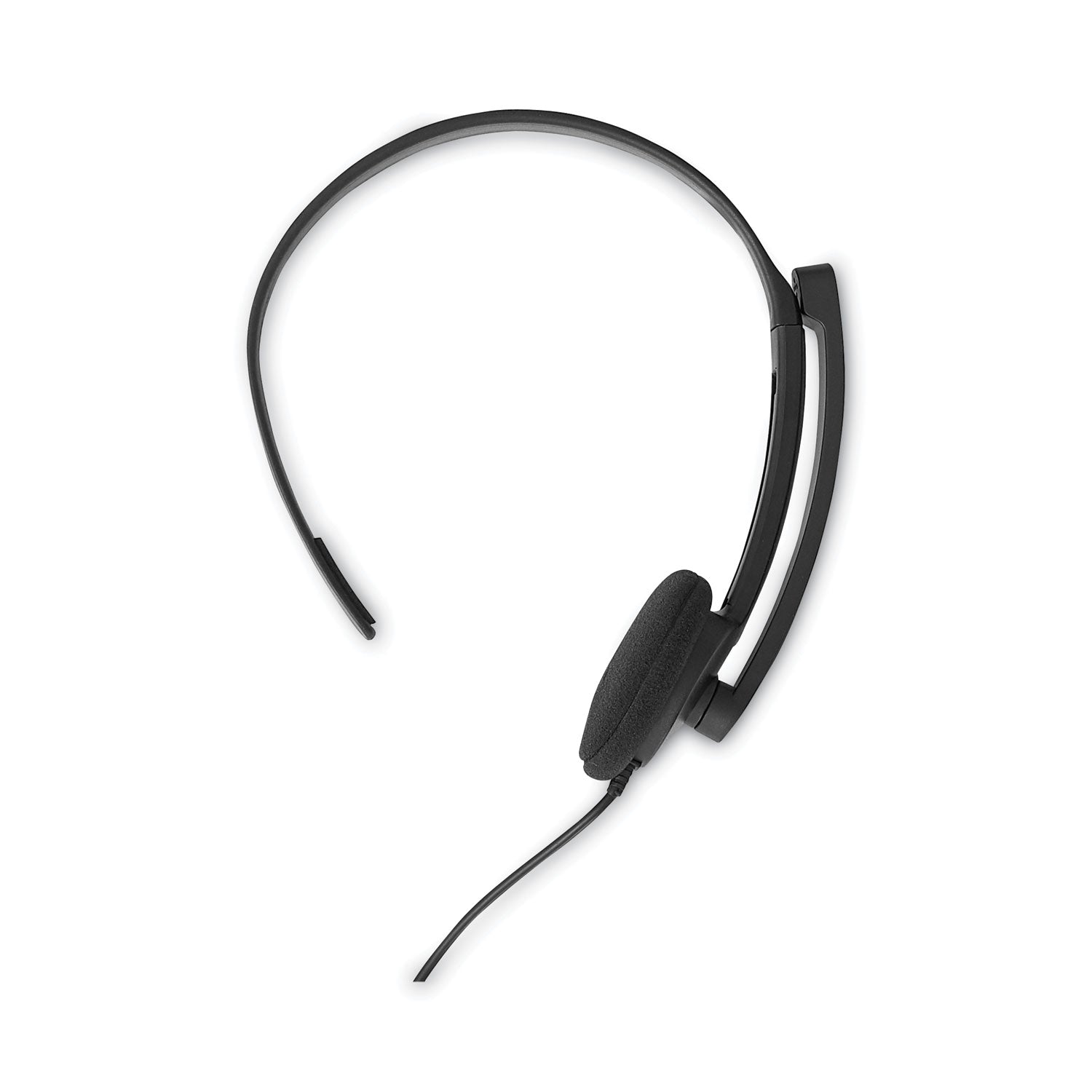 Verbatim® Mono Headset with Microphone and In-Line Remote, Black