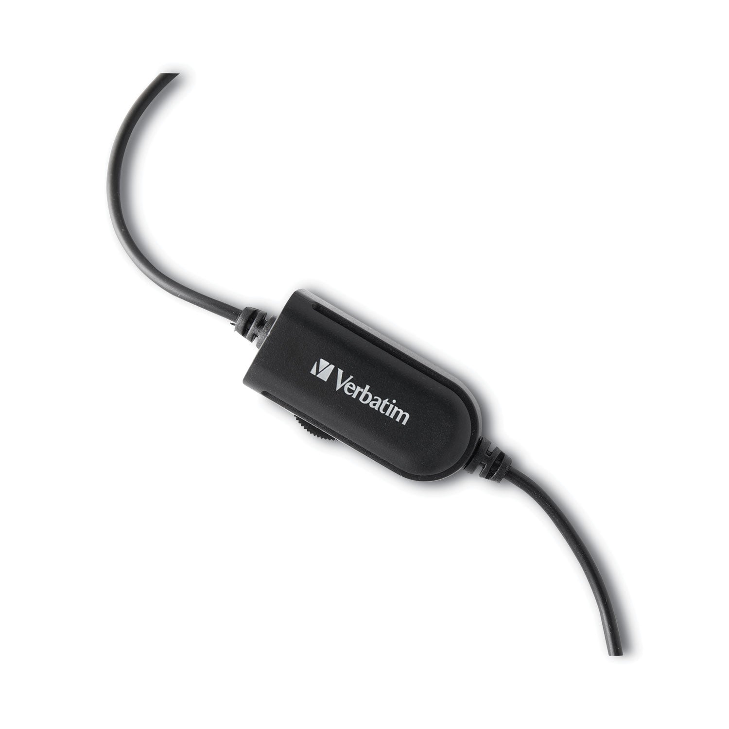 Verbatim® Mono Headset with Microphone and In-Line Remote, Black