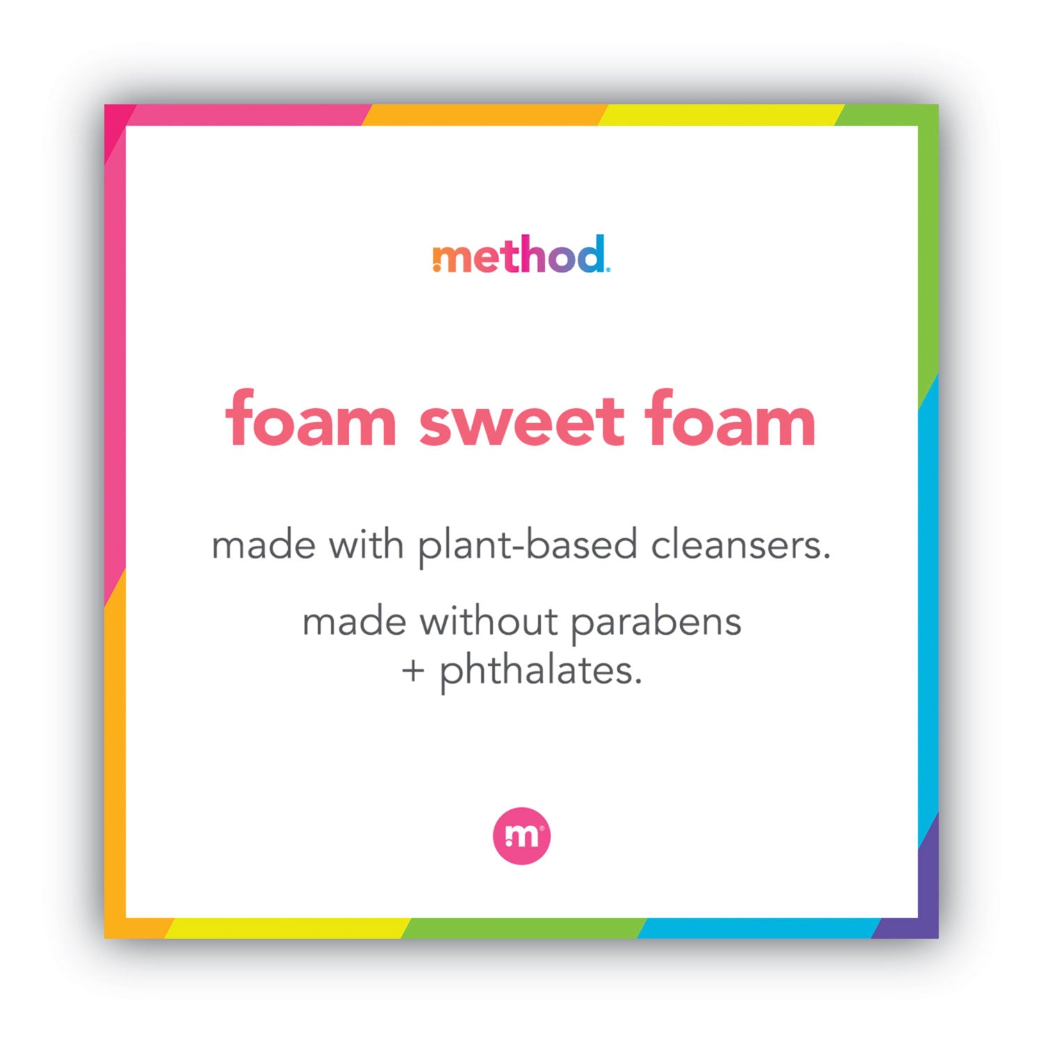 Method® Foaming Hand Wash, Pink Grapefruit Scent, 10 oz