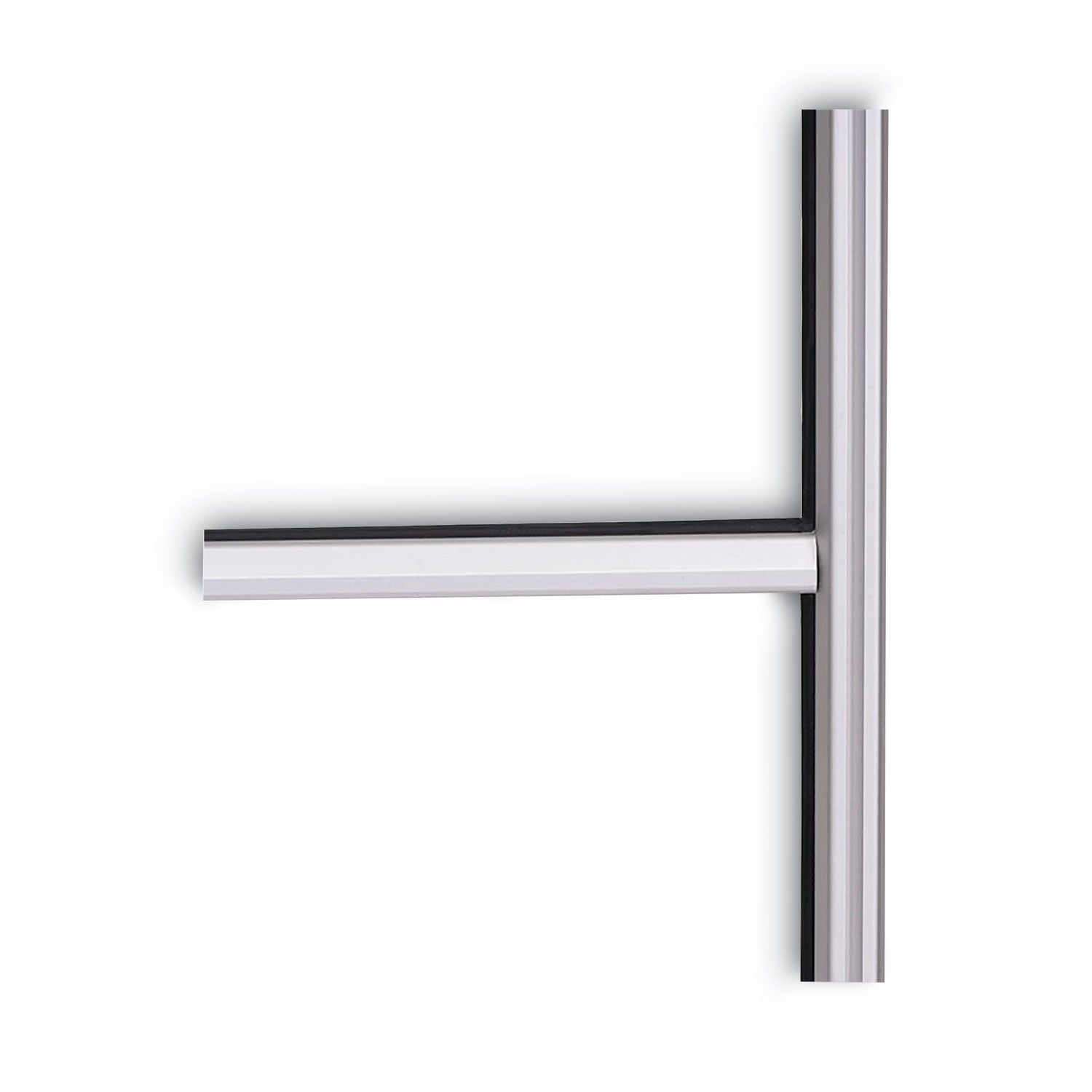 MasterVision® Protector Series Mobile Glass Panel Divider, 49 X 22 X 69, Clear/aluminum