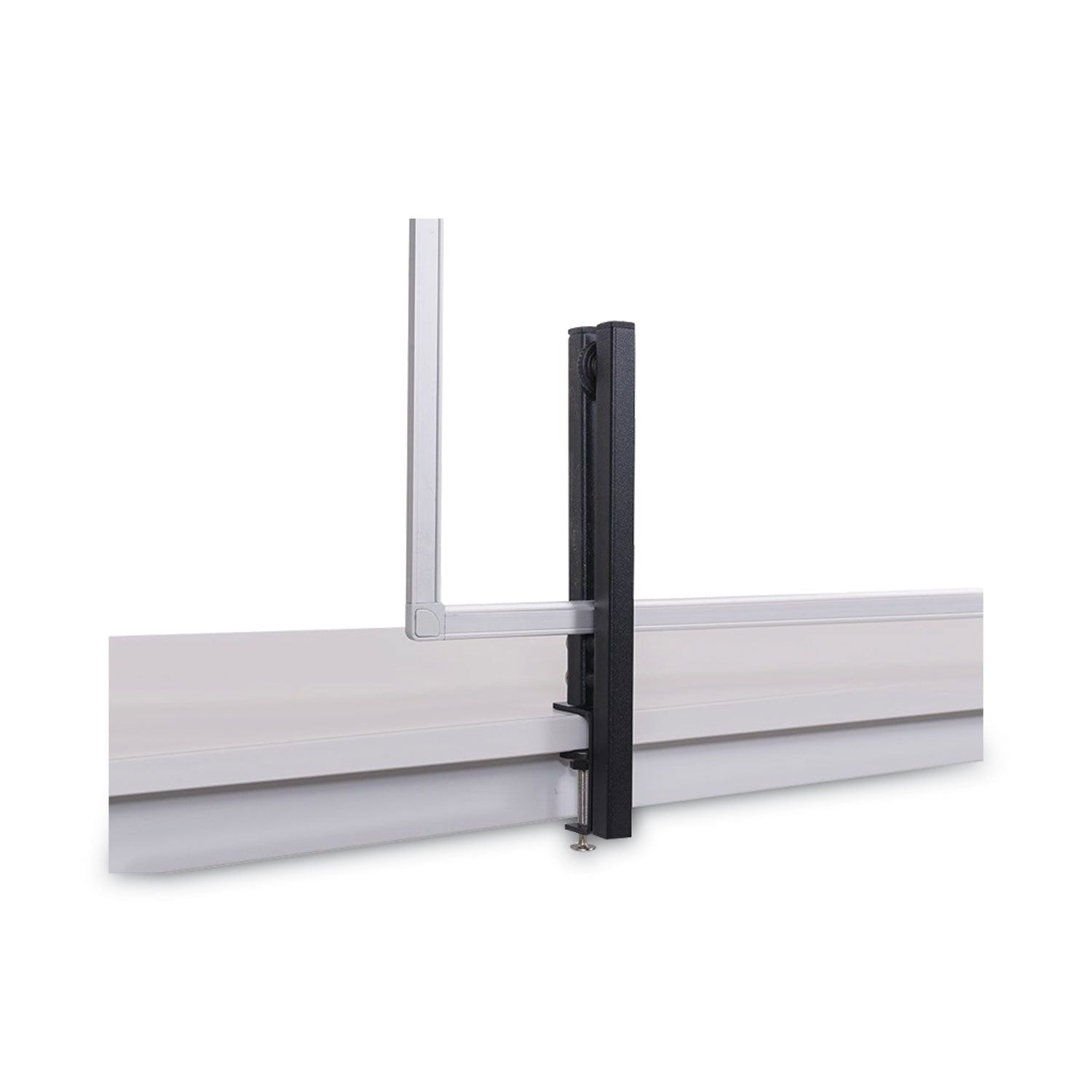 MasterVision® Protector Series Glass Aluminum Desktop Divider, 35.4 X 0.16 X 23.6, Clear