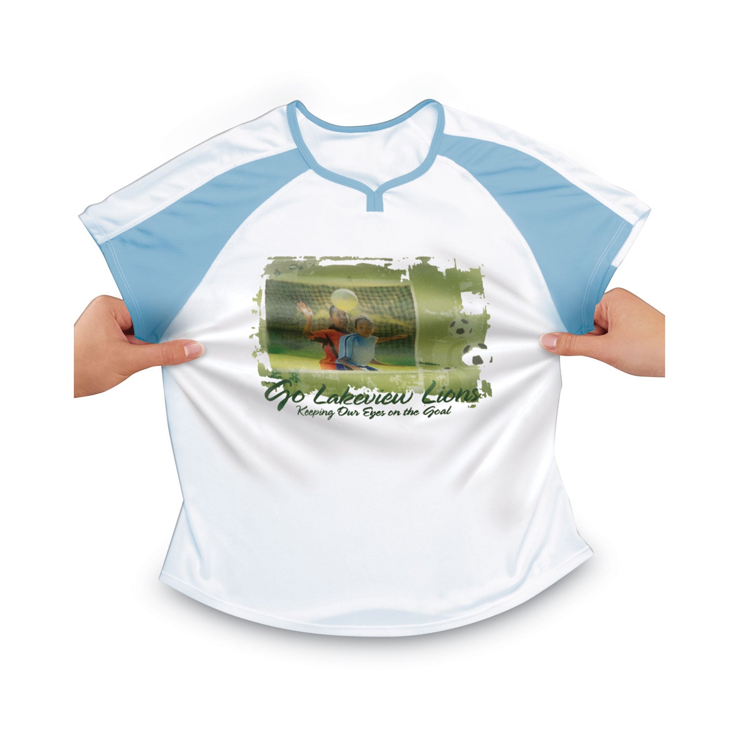 Avery® Fabric Transfers, 8.5 X 11, White, 5/Pack