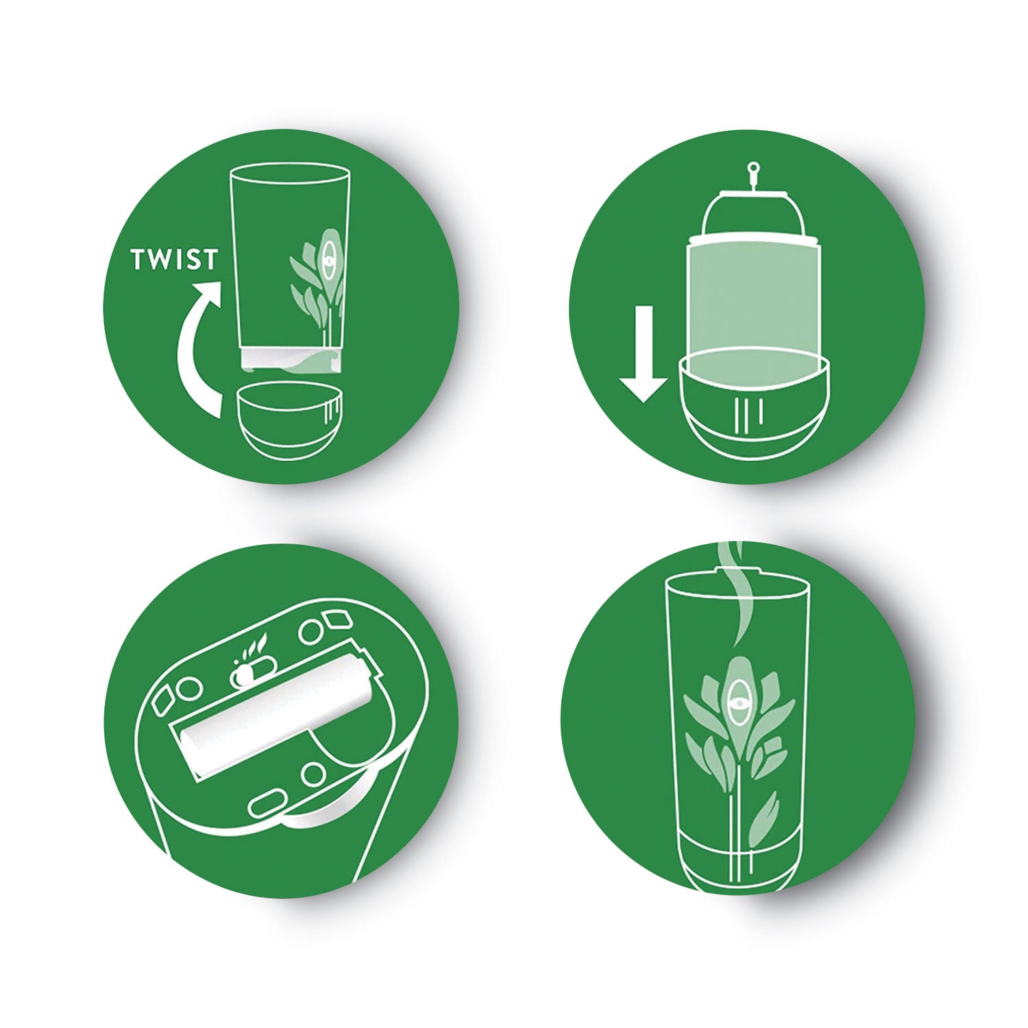 Air Wick® Freshmatic Ultra Spray Refill, Lavender/chamomile, 5.89 Oz Aerosol Spray, 2/pack, 3 Packs/carton