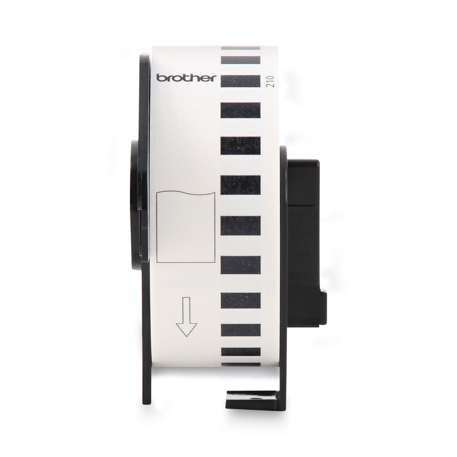 Brother Continuous Paper Label Tape, 1.1" X 100 Ft Roll, White