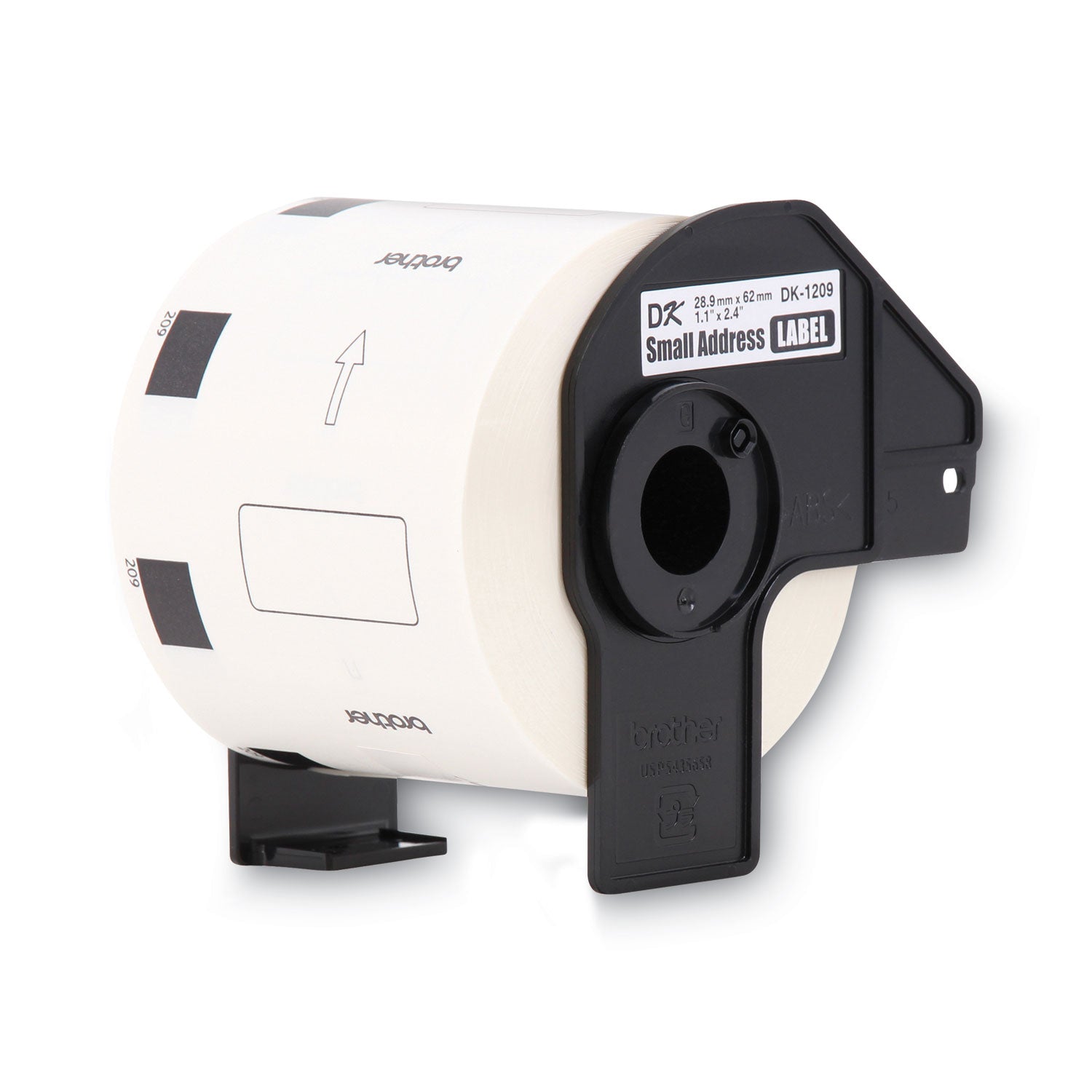 Brother Die-Cut Address Labels, 1.1" x 2.4", White, 800 Labels/Roll