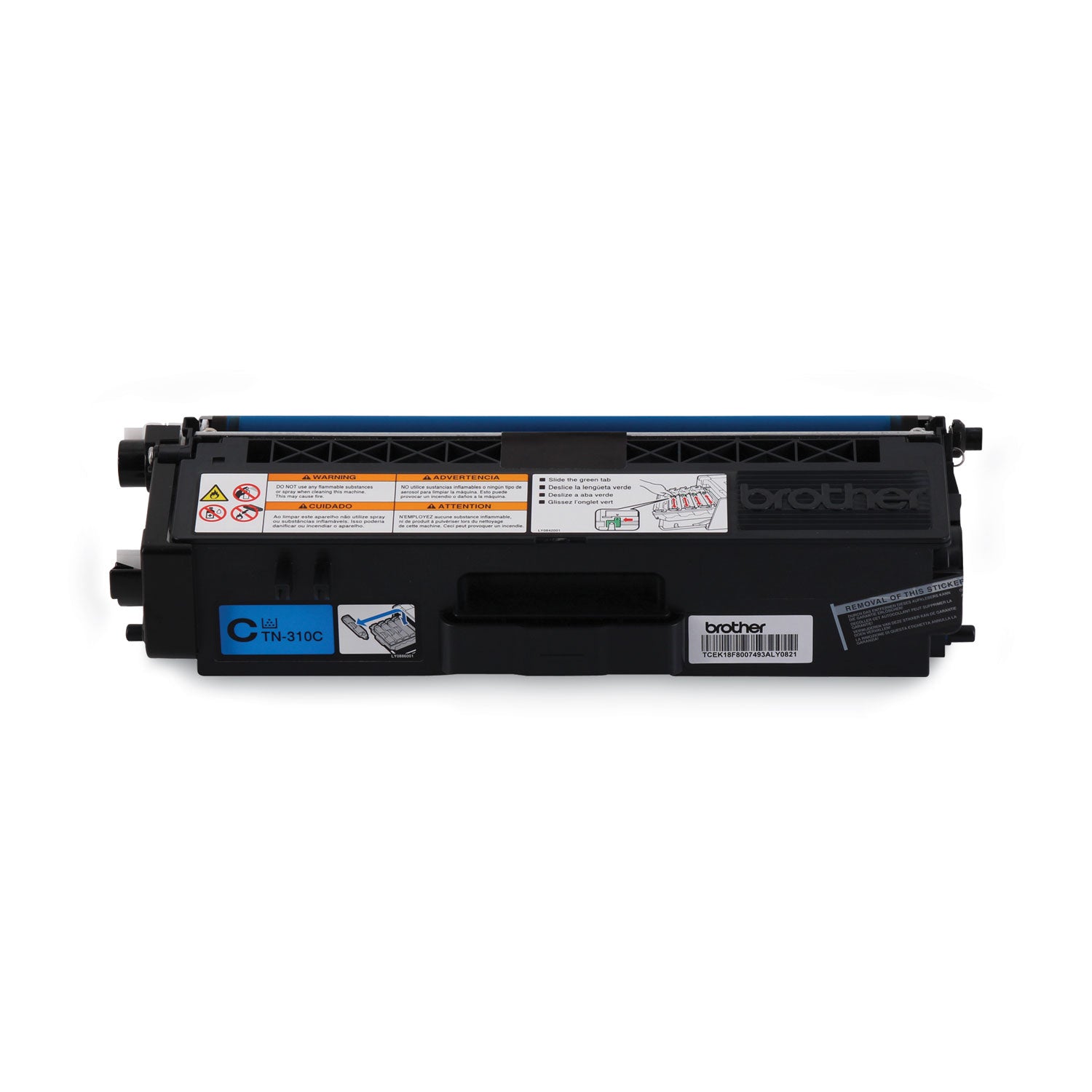 Brother Tn310c Toner, 1,500 Page-Yield, Cyan