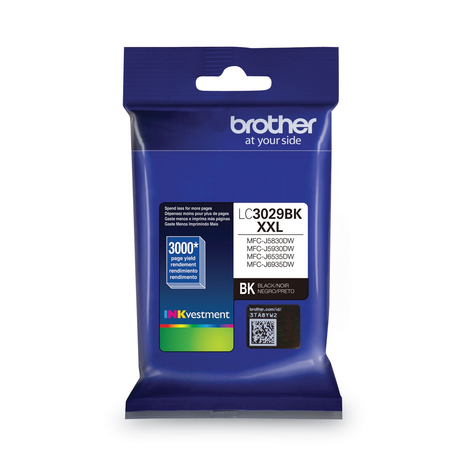 Brother Lc30293pk Inkvestment Super High-Yield Ink, 1,500 Page-Yield, Cyan/magenta/yellow