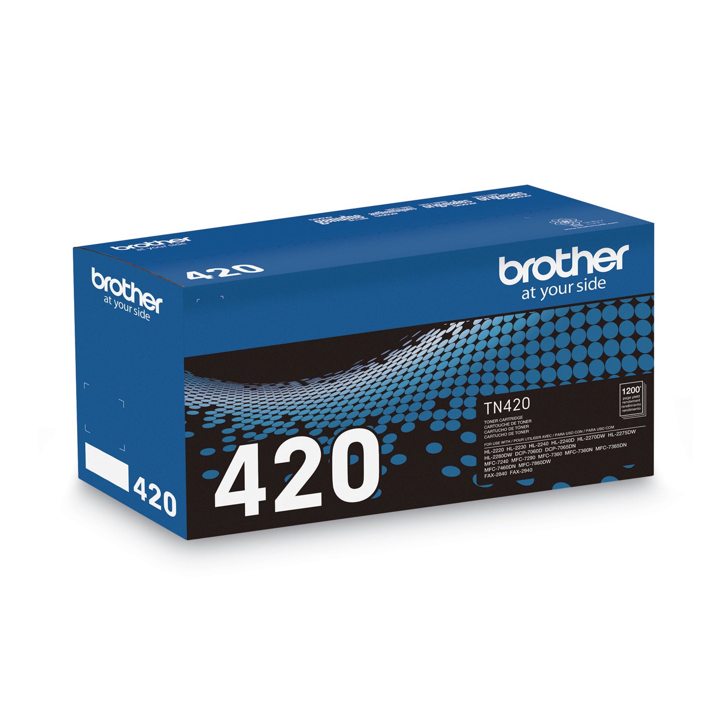 Brother Tn420 Toner, 1,200 Page-Yield, Black