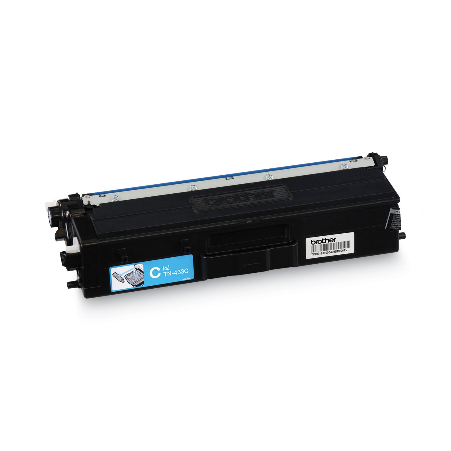 Brother Tn433c High-Yield Toner, 4,000 Page-Yield, Cyan