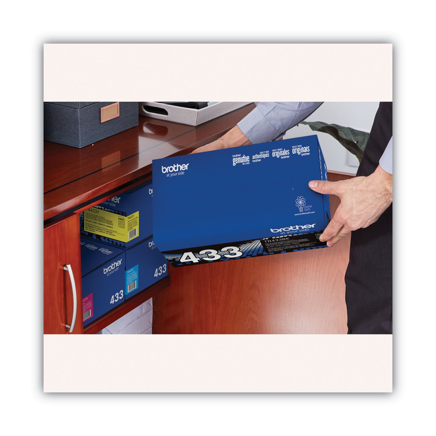 Brother Tn433bk High-Yield Toner, 4,500 Page-Yield, Black