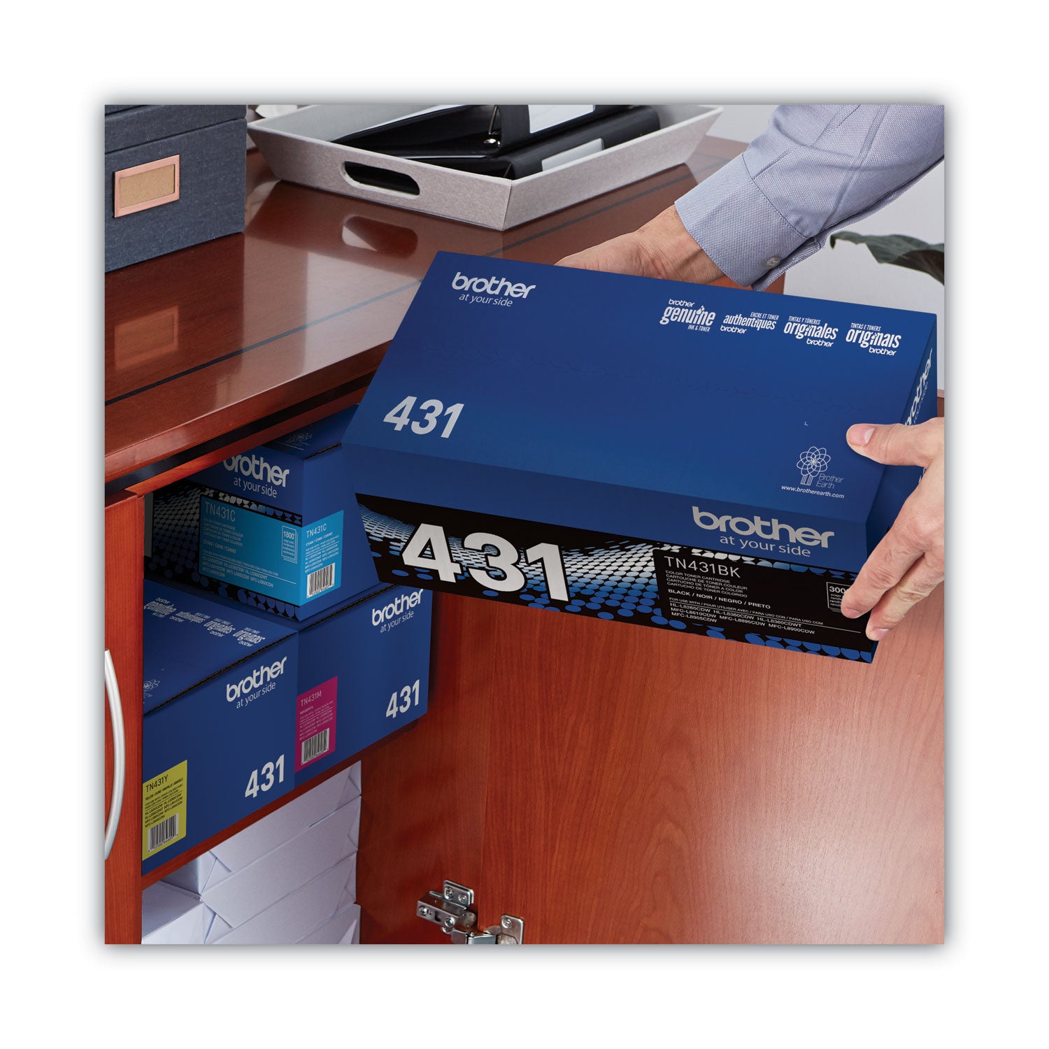 Brother Tn431bk Toner, 3,000 Page-Yield, Black