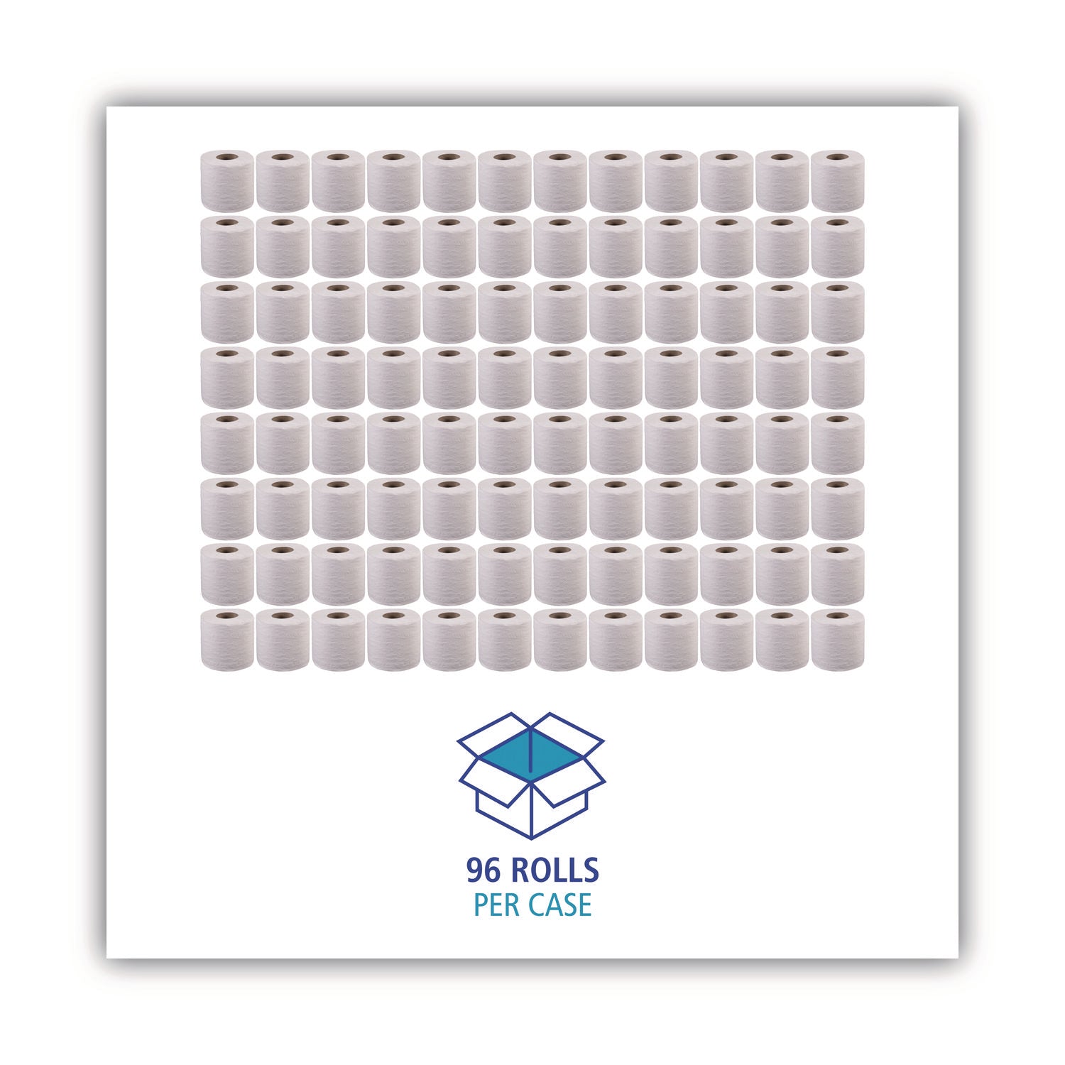 Boardwalk® 2-Ply Toilet Tissue, Septic Safe, White, 400 Sheets/Roll, 96 Rolls/Carton