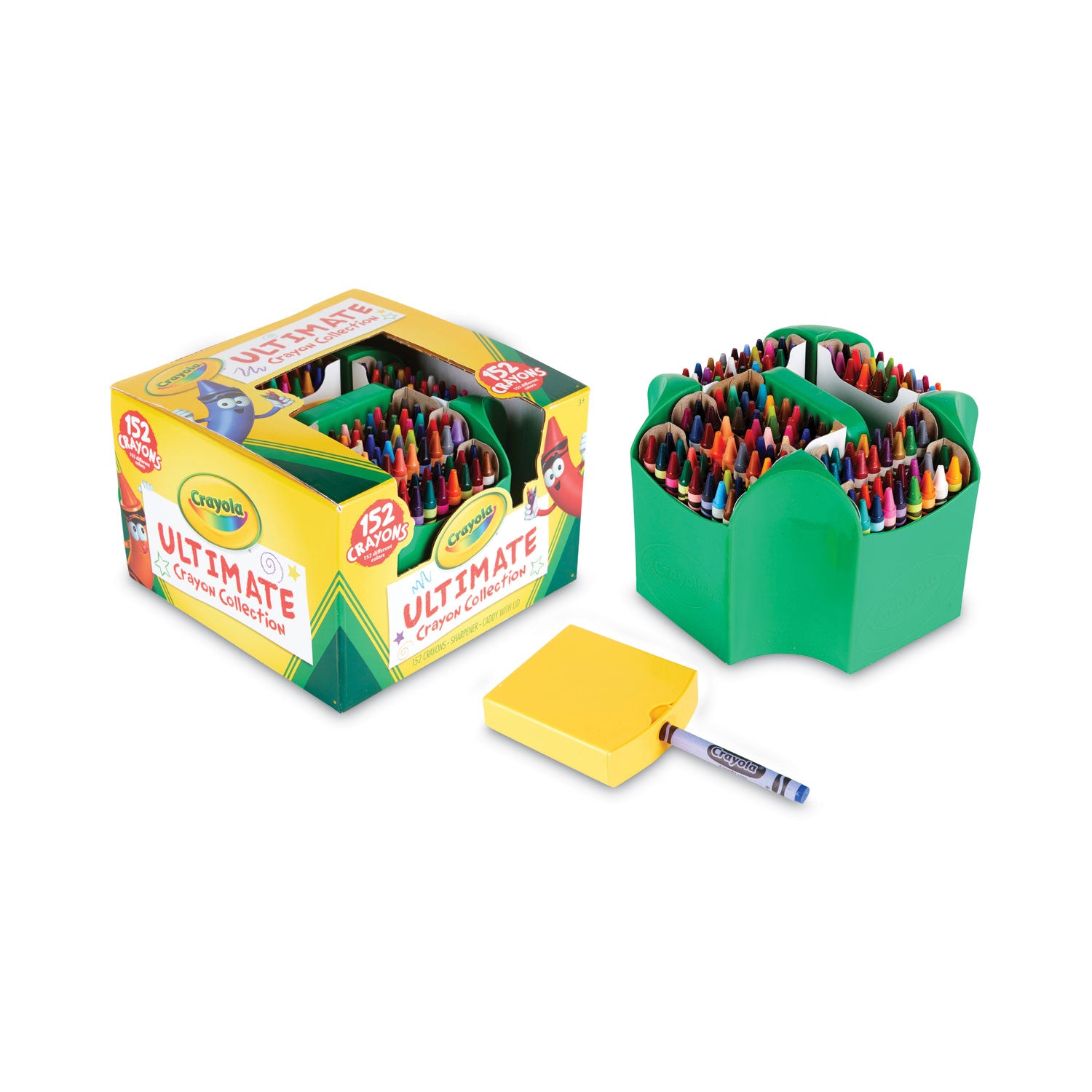 Crayola® Ultimate Crayon Case, Sharpener Caddy, 152 Colors