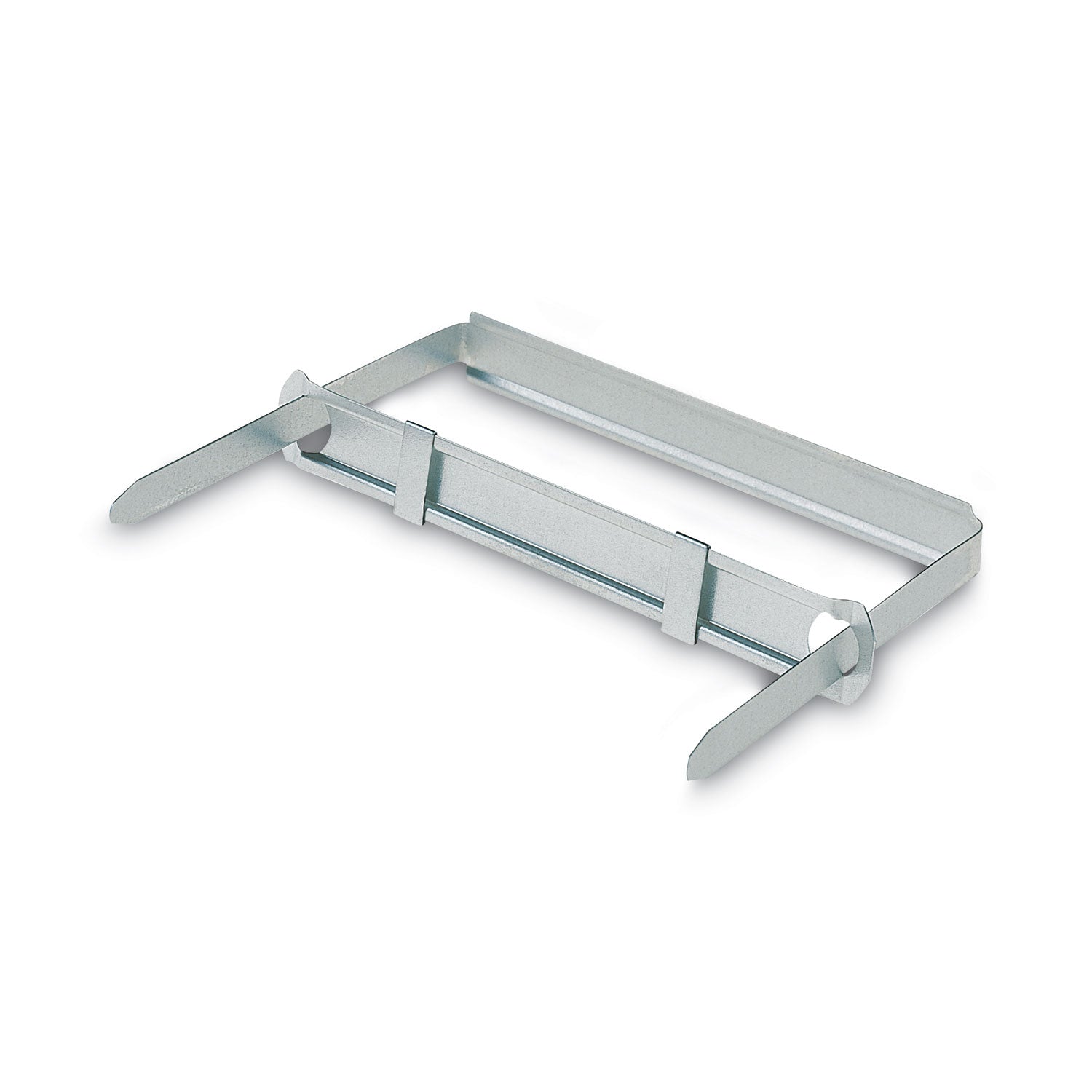 ACCO Standard Two-Piece Two-Prong Paper Fastener Base and Compressor Sets, 3.5" Capacity, 8.5" Center to Center, Silver, 50/Box