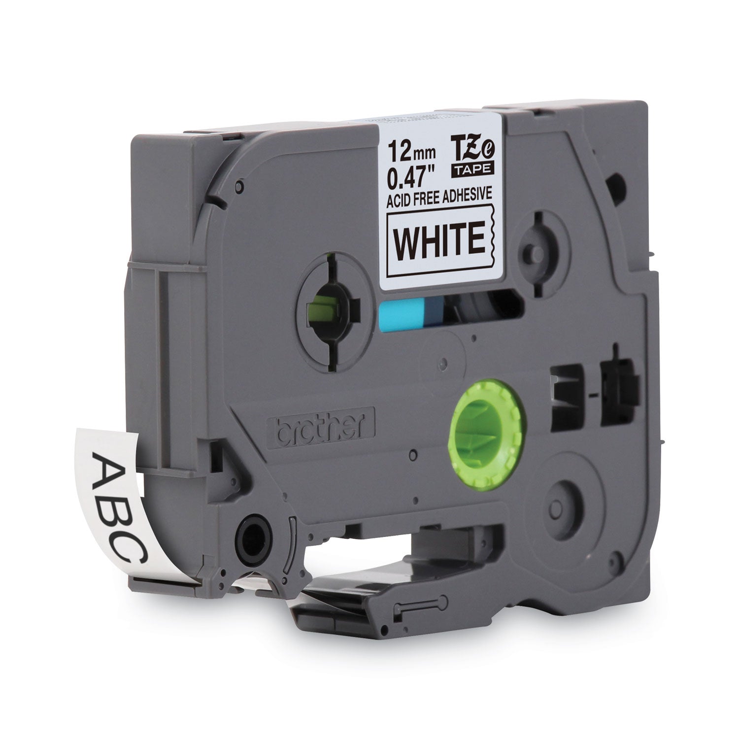 Brother P-Touch® Tz Photo-Safe Tape Cartridge For P-Touch Labelers, 0.47" X 26.2 Ft, Black On White