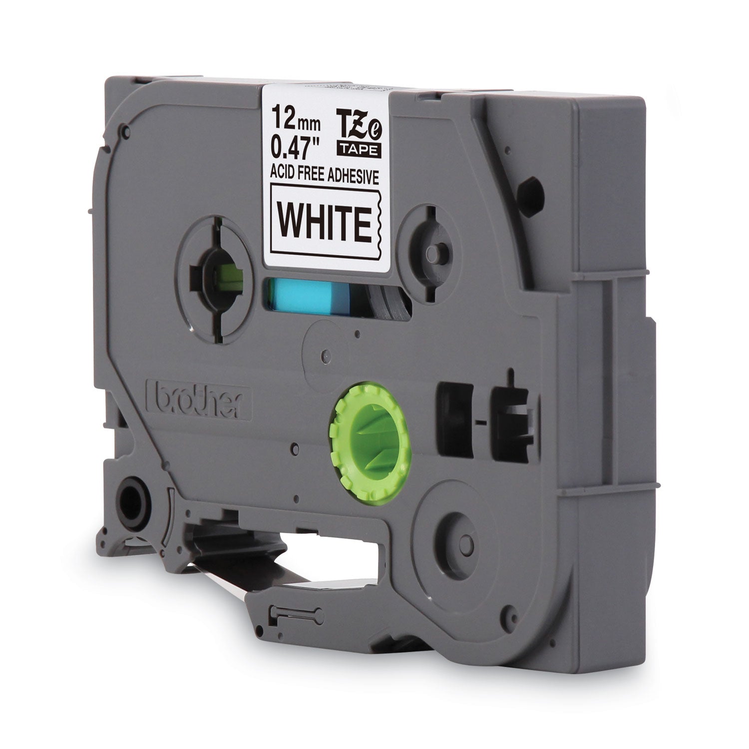 Brother P-Touch® Tz Photo-Safe Tape Cartridge For P-Touch Labelers, 0.47" X 26.2 Ft, Black On White