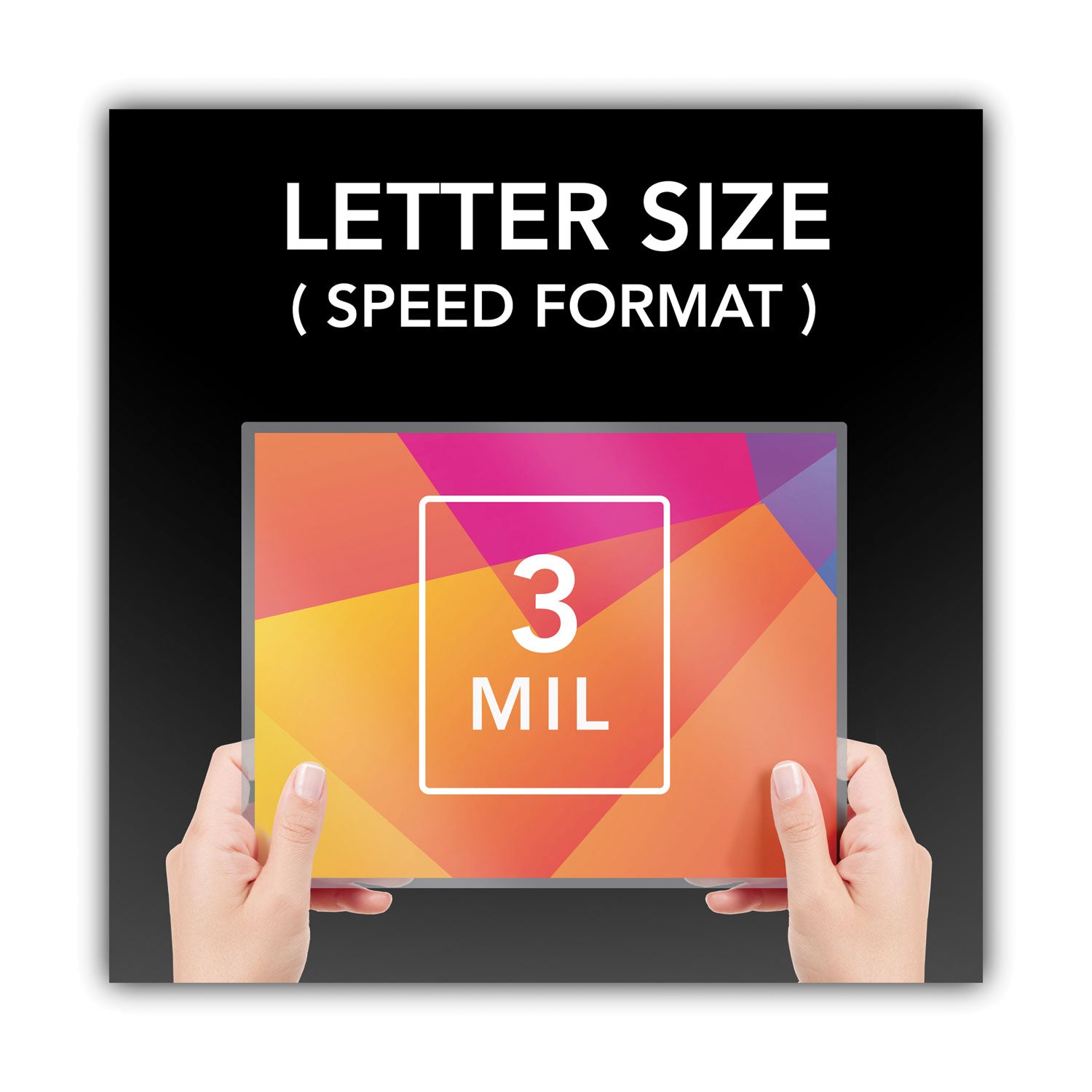 GBC® Economy Thermal Laminating Pouches, 3 Mil, 9" X 11.5", Gloss Clear, 200/box