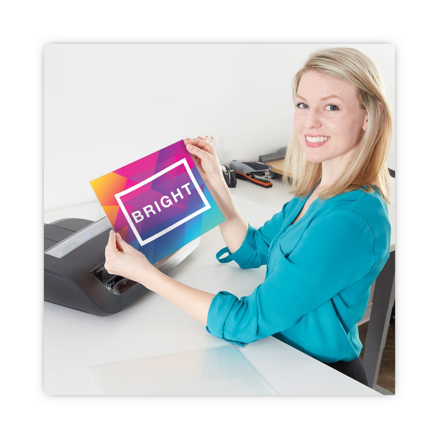 GBC® Economy Thermal Laminating Pouches, 3 Mil, 9" X 11.5", Gloss Clear, 200/box