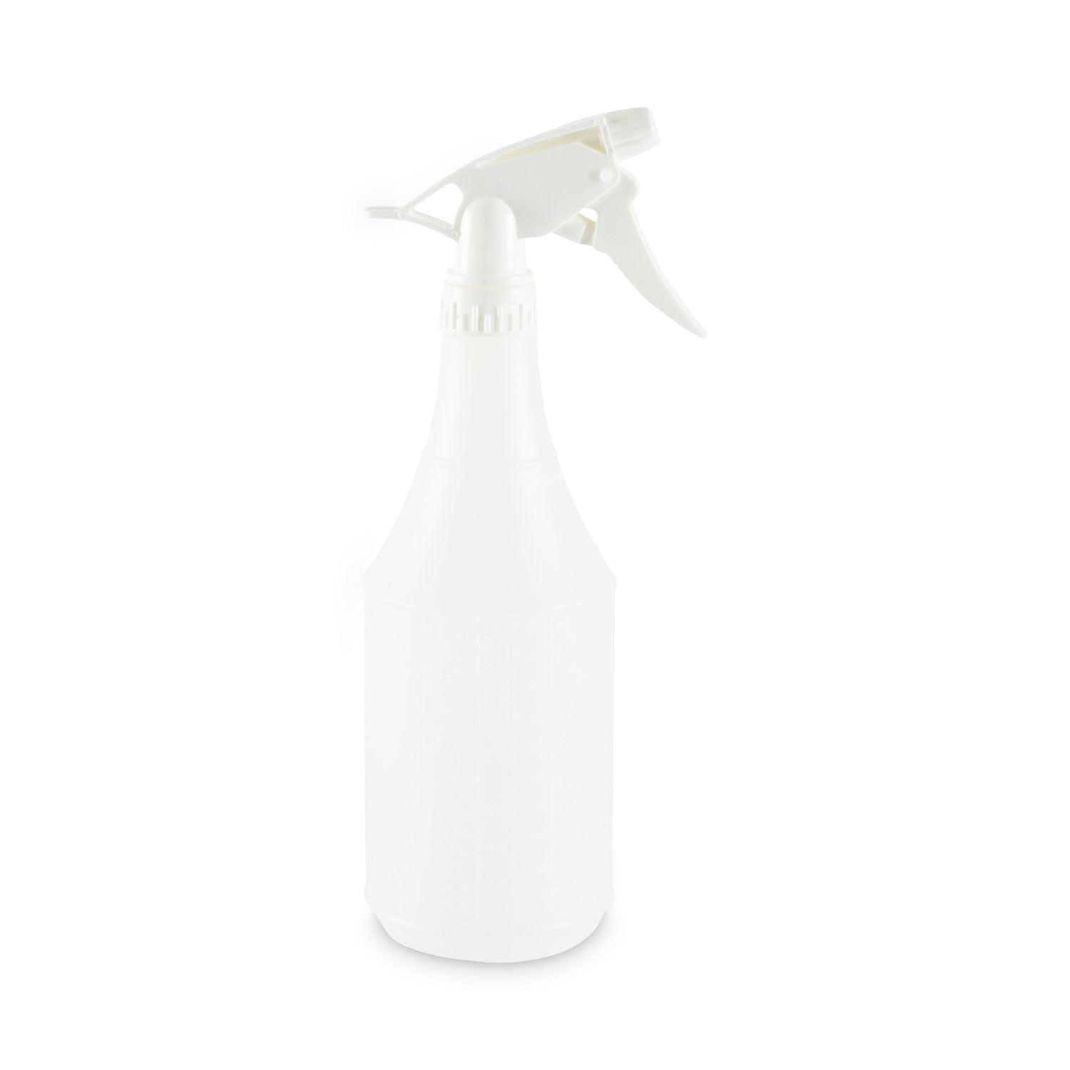 Boardwalk® Embossed Plastic Spray Bottle, 24 oz, Clear, 24/Carton