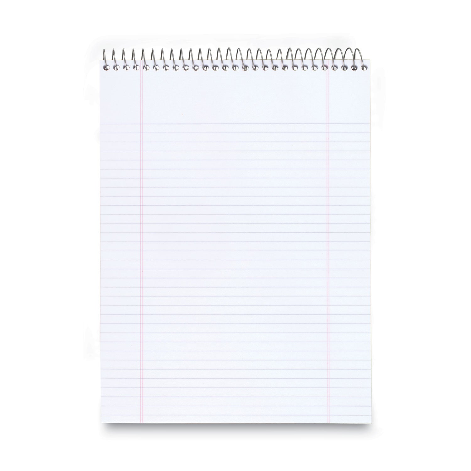 Cambridge® Stiff-Back Wire Bound Notepad, Medium/college Rule, Navy Cover, 70 White 8.5 X 11.5 Sheets