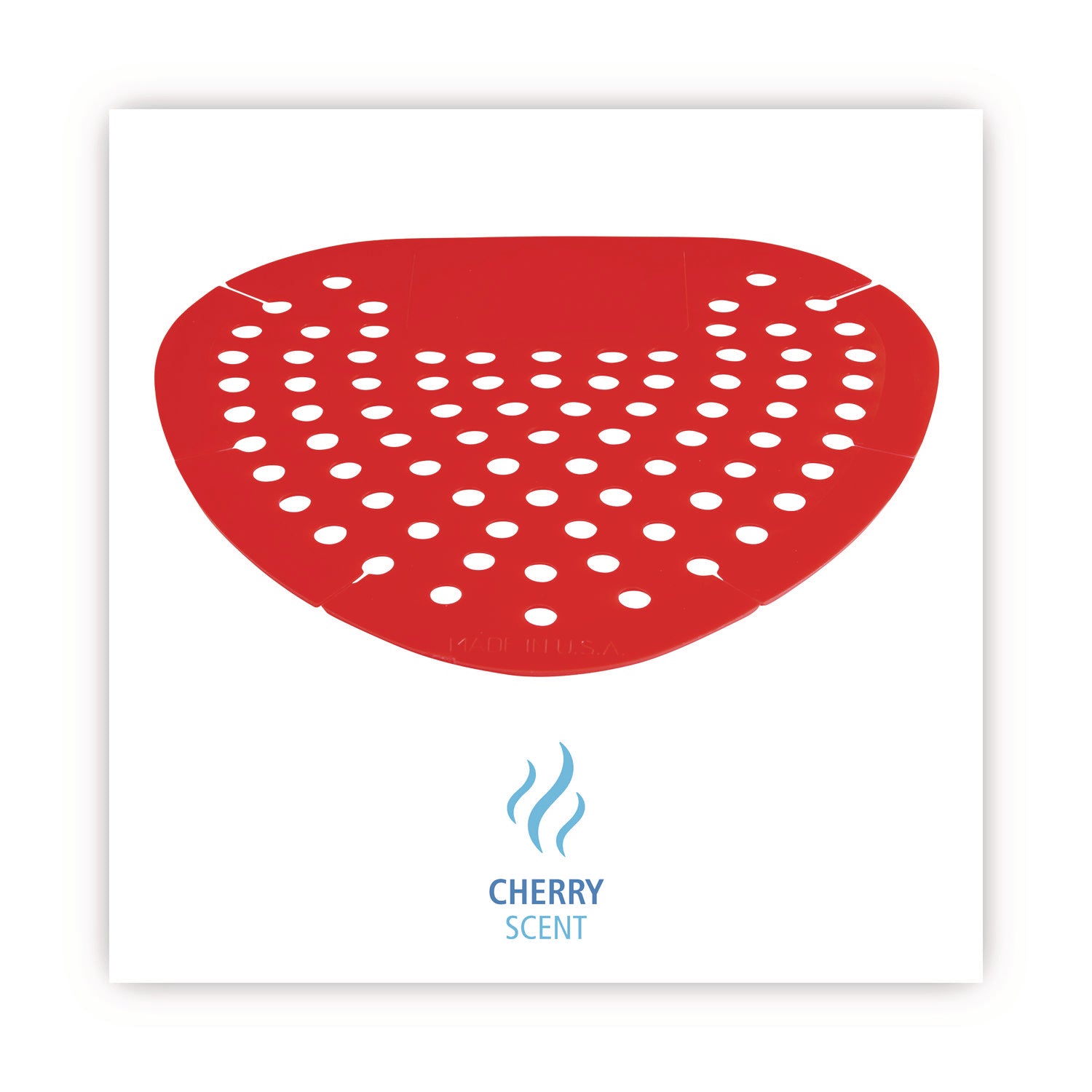 Boardwalk® Deodorizing Urinal Screen, Cherry Scent, Red, Dozen