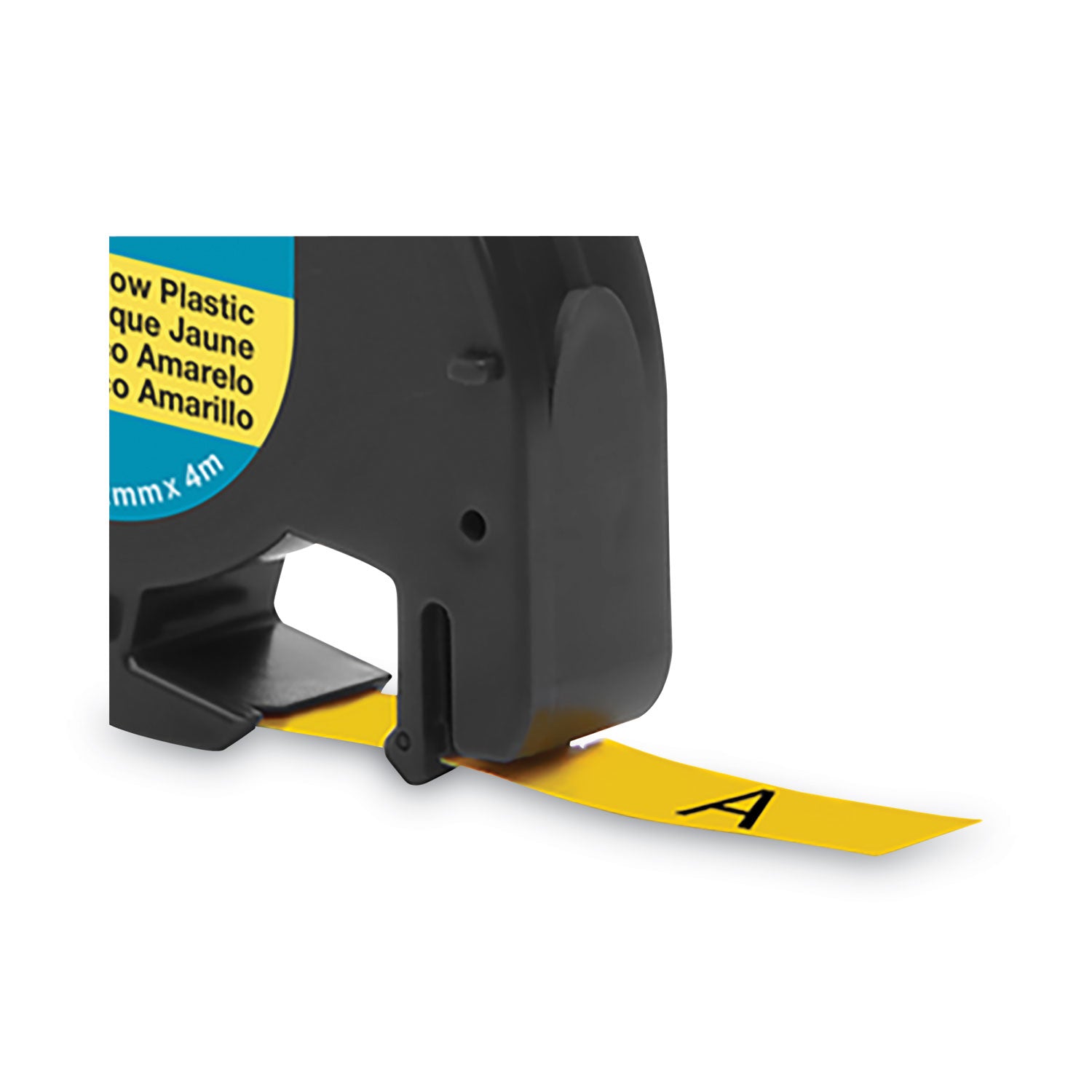 DYMO® Letratag Plastic Label Tape Cassette, 0.5" X 13 Ft, Yellow